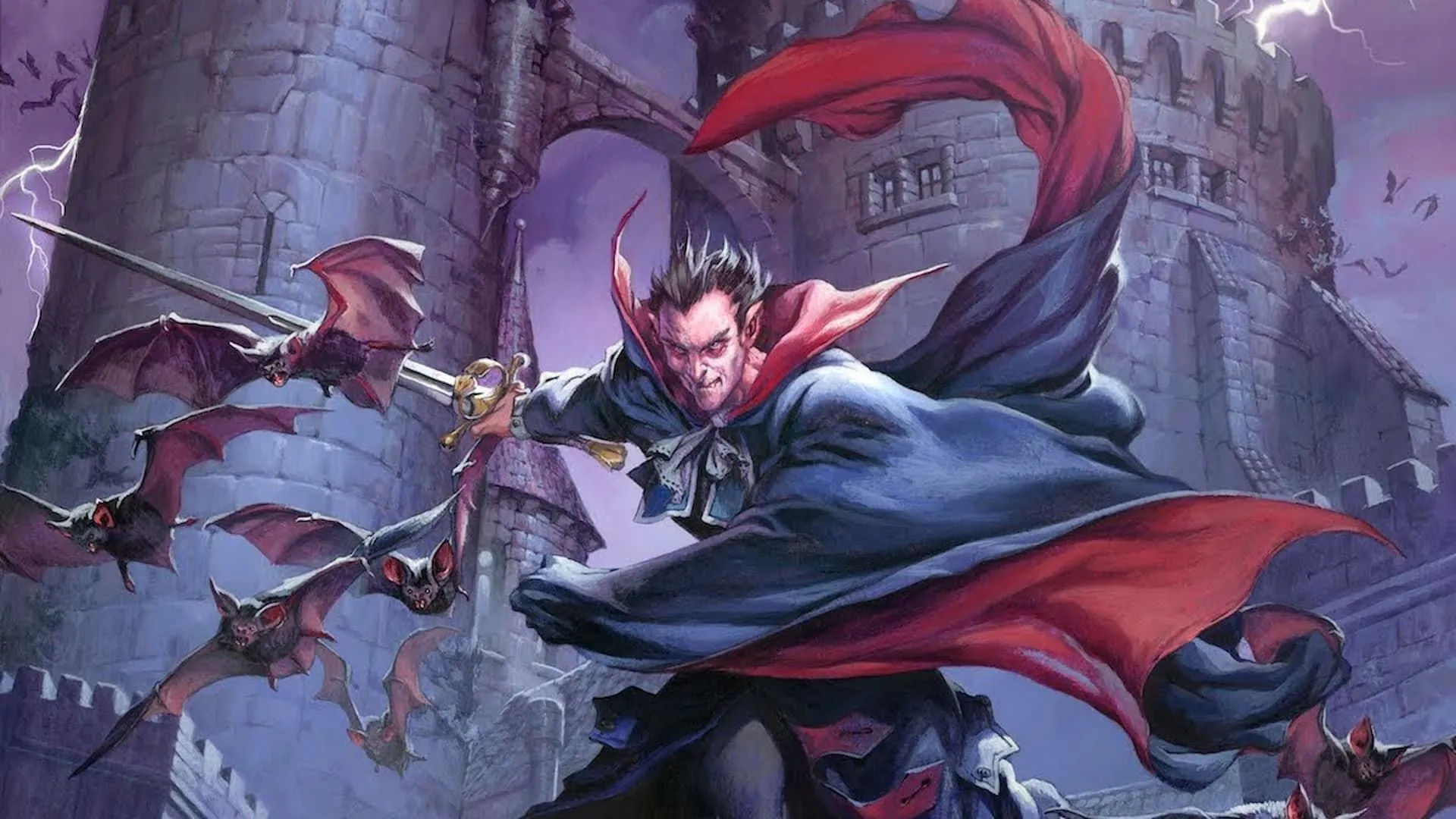 Lâu đài Castle Ravenloft của Strahd von Zarovich trong Dungeons &amp; Dragons