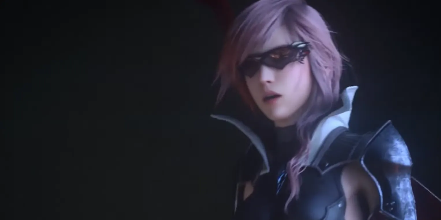 Lightning sẵn sàng chiến đấu trong Lightning Returns Final Fantasy 13 với thanh kiếm đặc trưng
