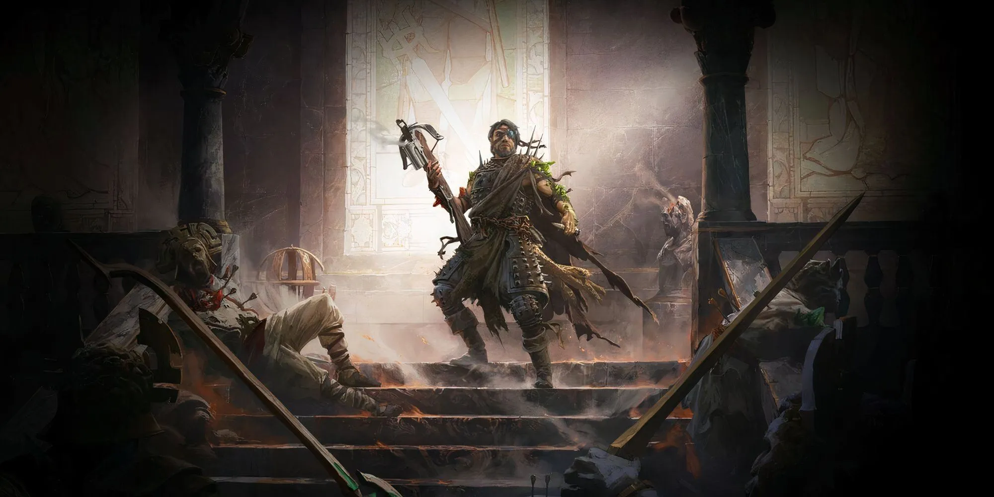 Lính Đánh Thuê Gemling Legionnaire trong Path of Exile 2 với trang bị đa dạng, thể hiện sự linh hoạt của class