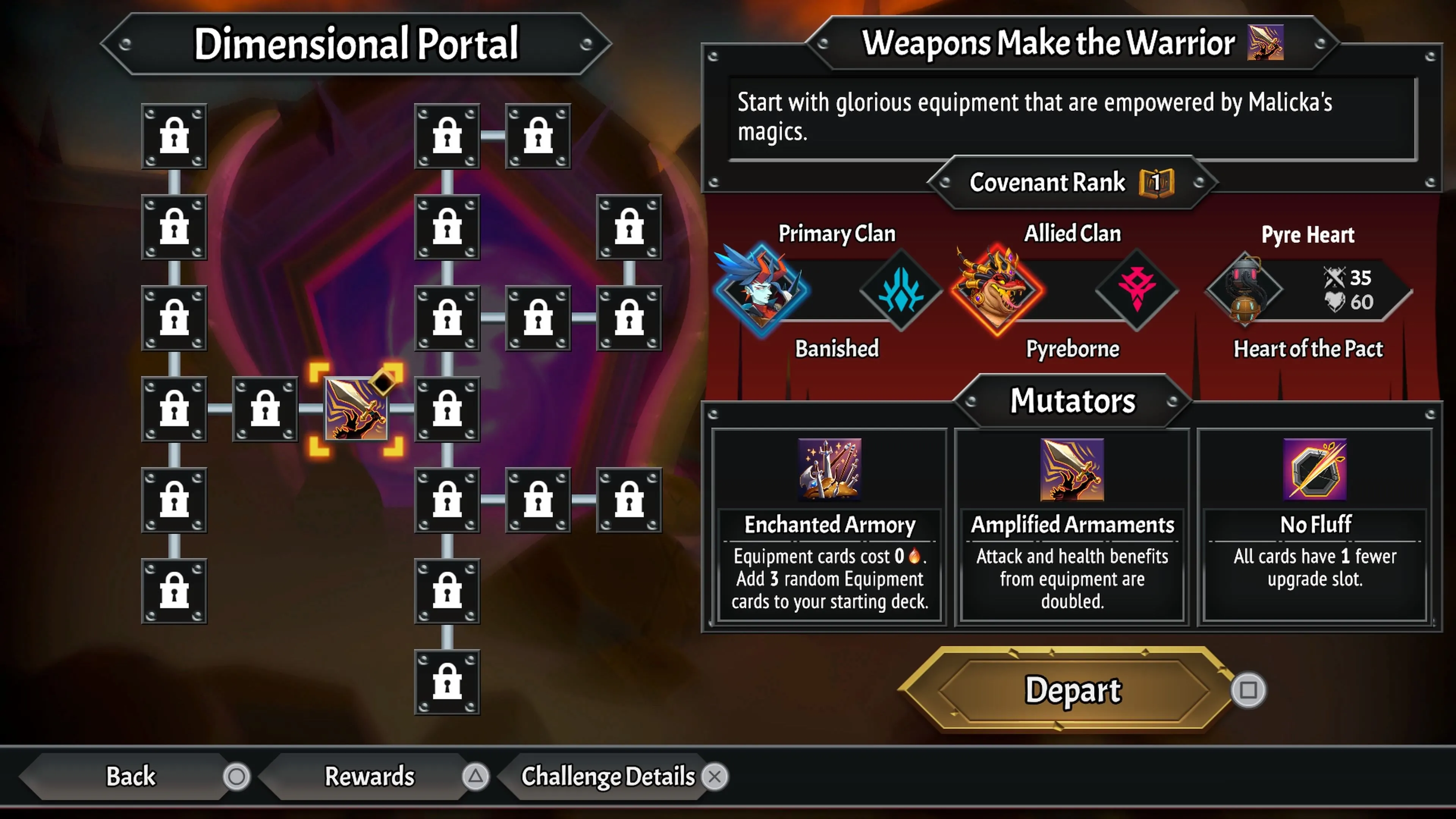 Lộ trình các Thử Thách Chiều Không Gian (Dimensional Challenges) trong Monster Train 2