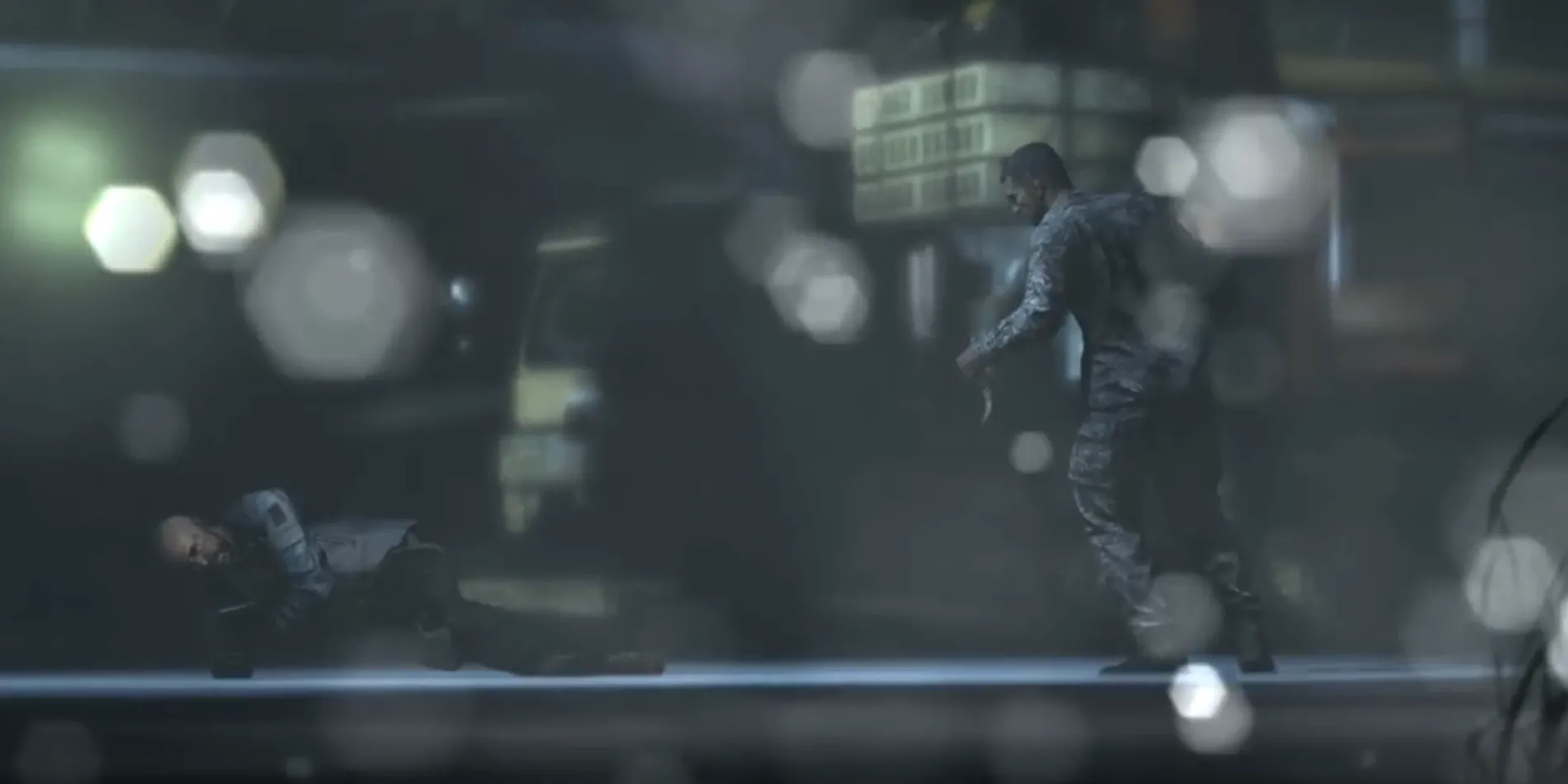 Majid Sadiq, kẻ phản diện chính trong Splinter Cell Blacklist, đang đối đầu căng thẳng với Sam Fisher