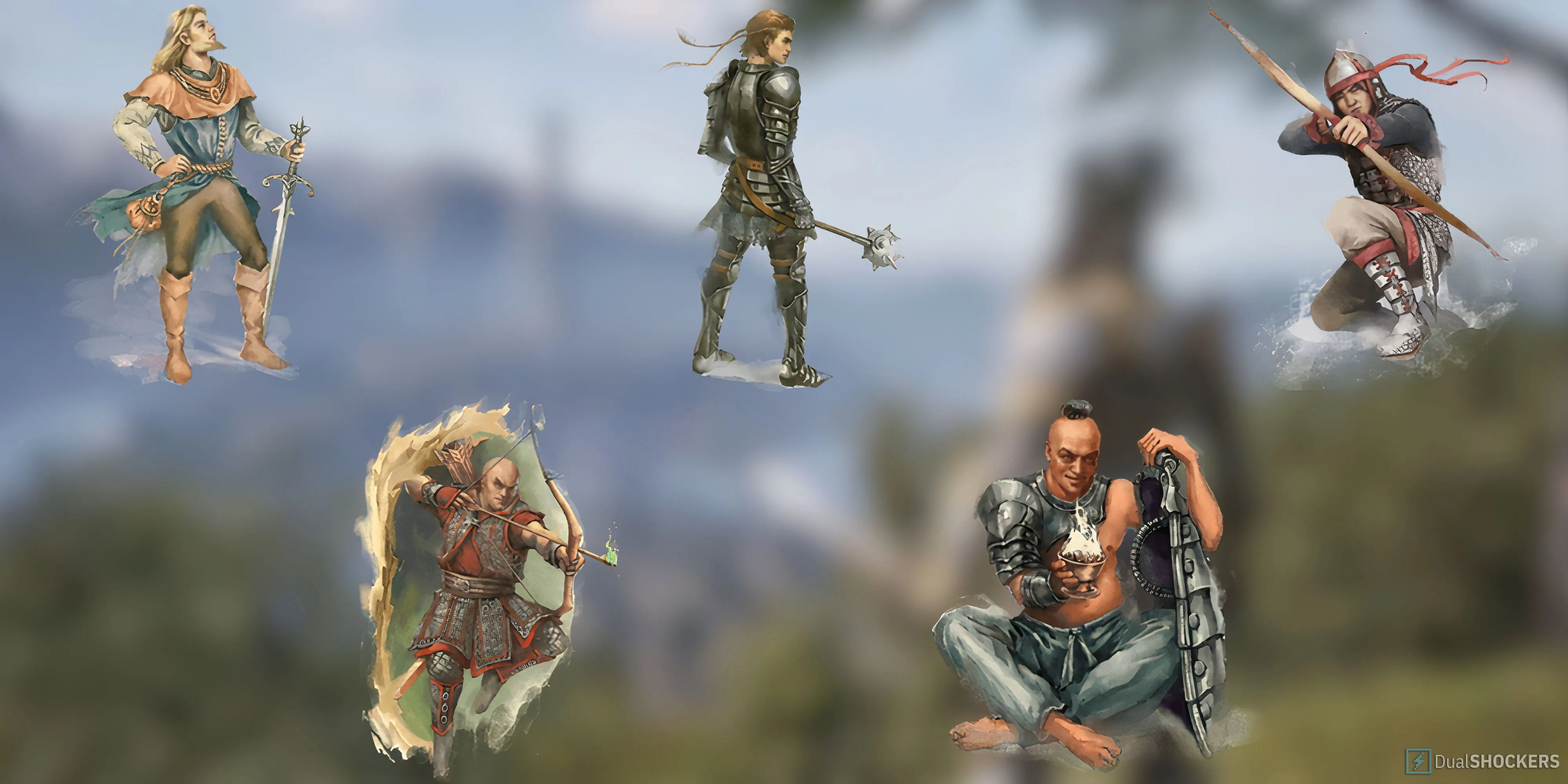 Màn hình chọn lớp nhân vật (Class) trong game Oblivion Remastered, ảnh hưởng đến lối chơi