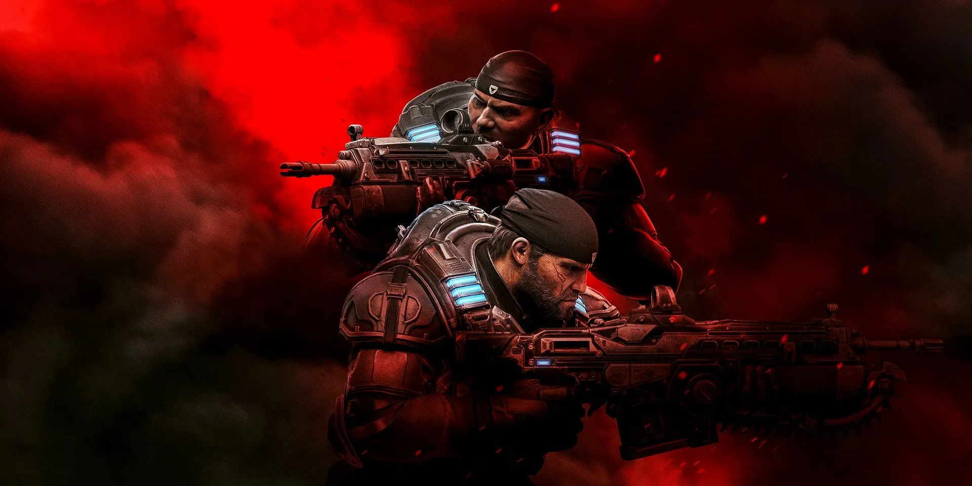 Marcus và Del trong một phân cảnh của Gears 5