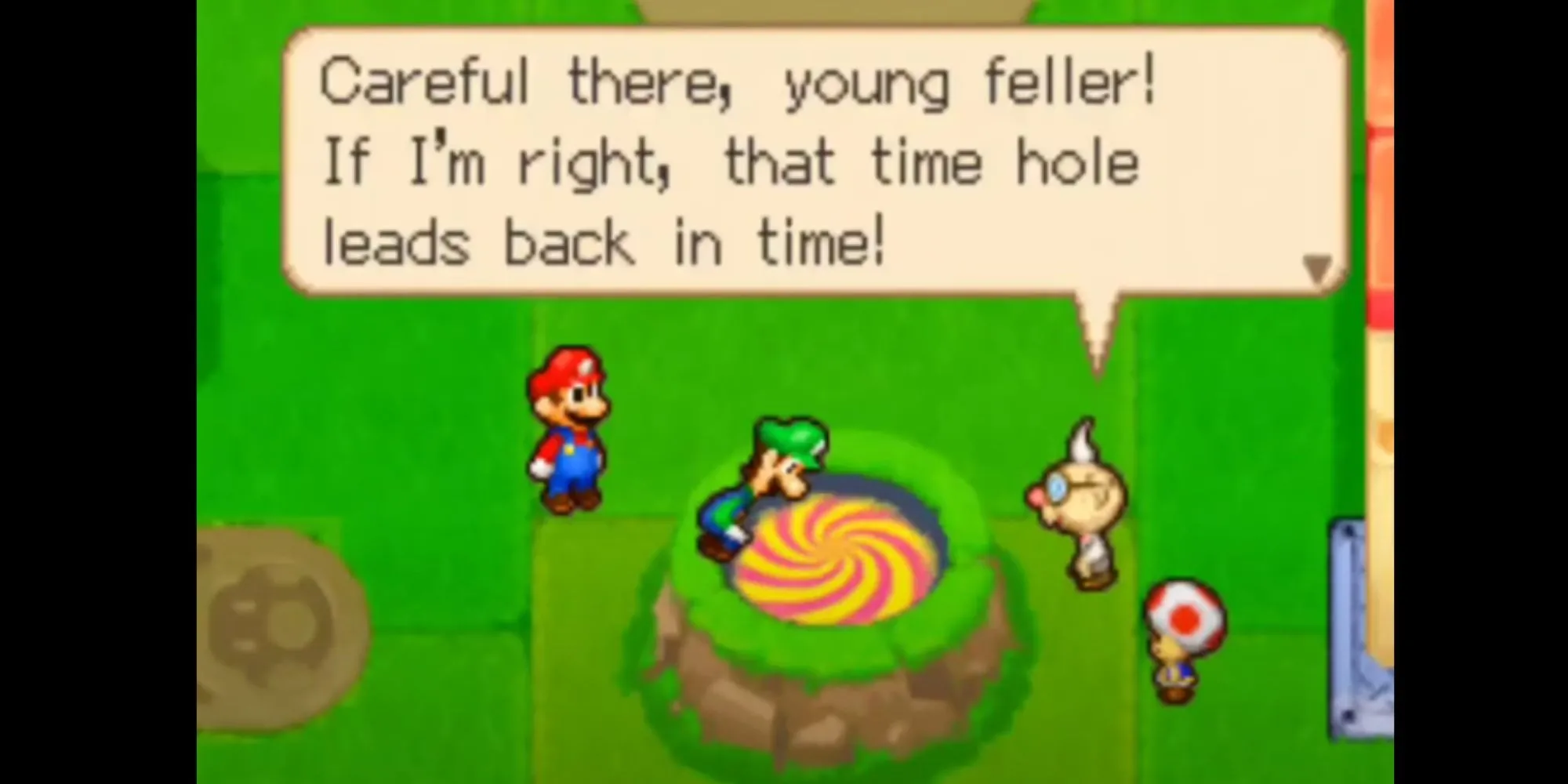 Mario và Luigi hợp tác cùng phiên bản nhí của mình trong Partners in Time