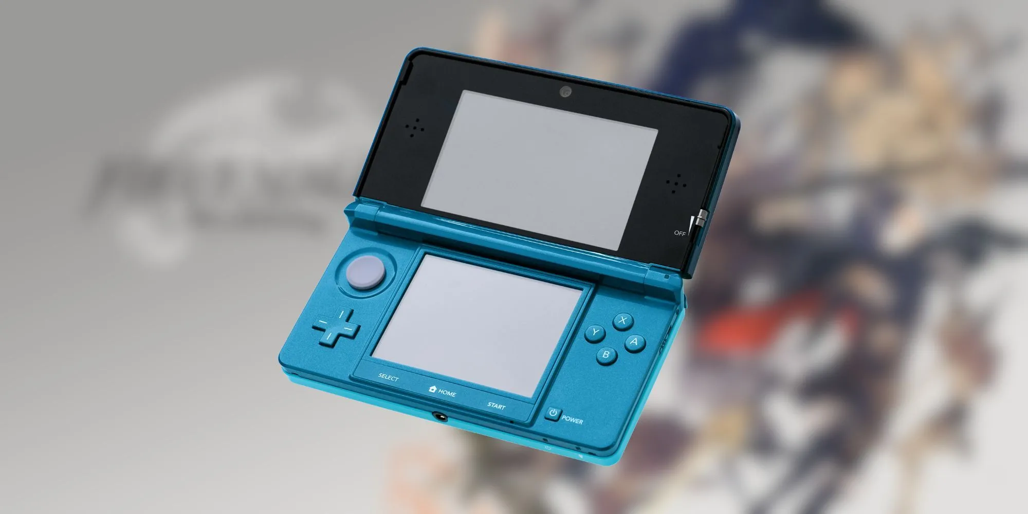 Máy chơi game cầm tay Nintendo 3DS màu xanh với tính năng 3D không kính