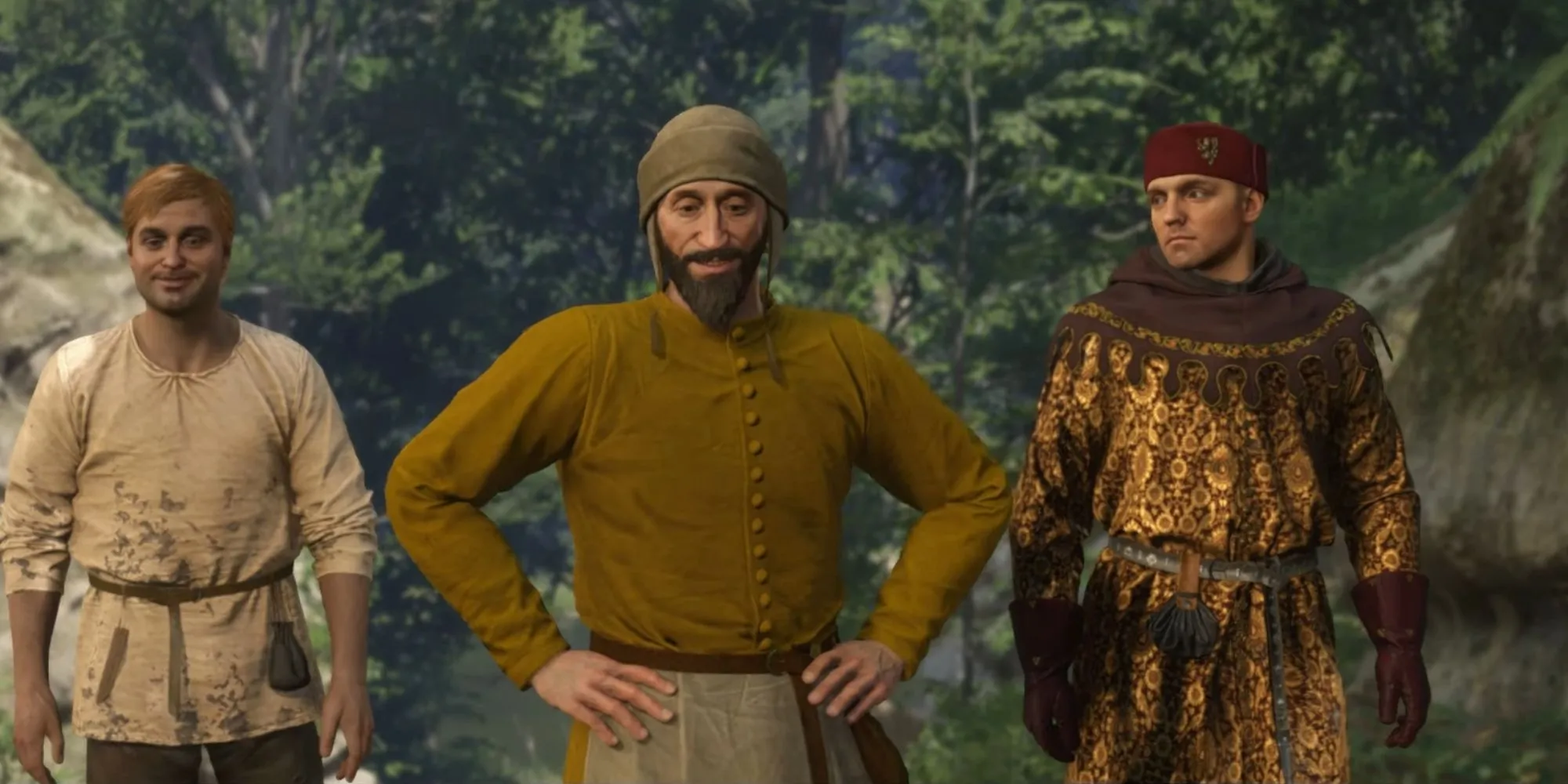 Miller Kreyzl bên cạnh cối xay trong Kingdom Come Deliverance 2