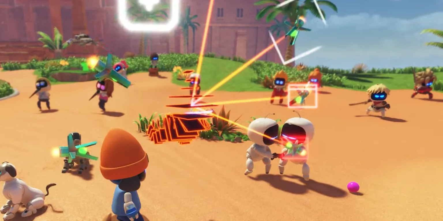 Một cameo robot khác trong Astro Bot lấy cảm hứng từ game Rez