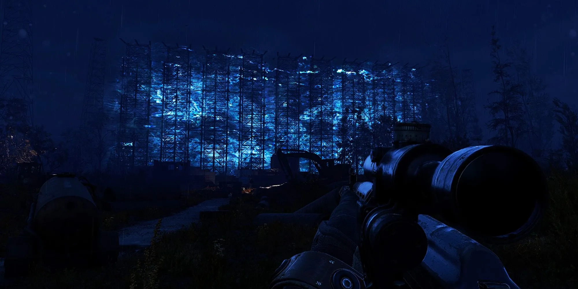 Một cảnh chiến đấu trong S.T.A.L.K.E.R. 2 Heart of Chornobyl tại Duga