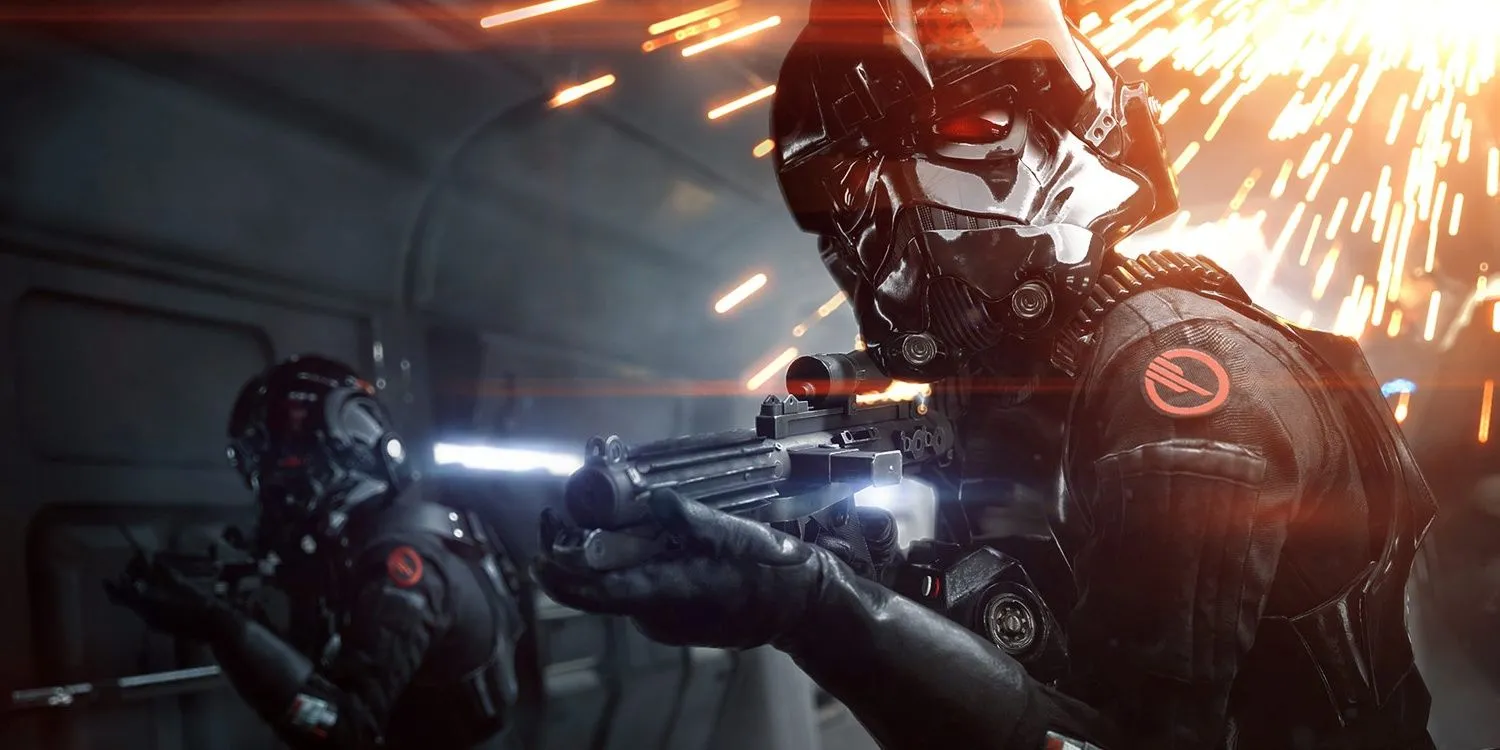 Một cảnh trong Star Wars Battlefront II với đội Inferno, tựa game đang đối mặt với vấn nạn hack.