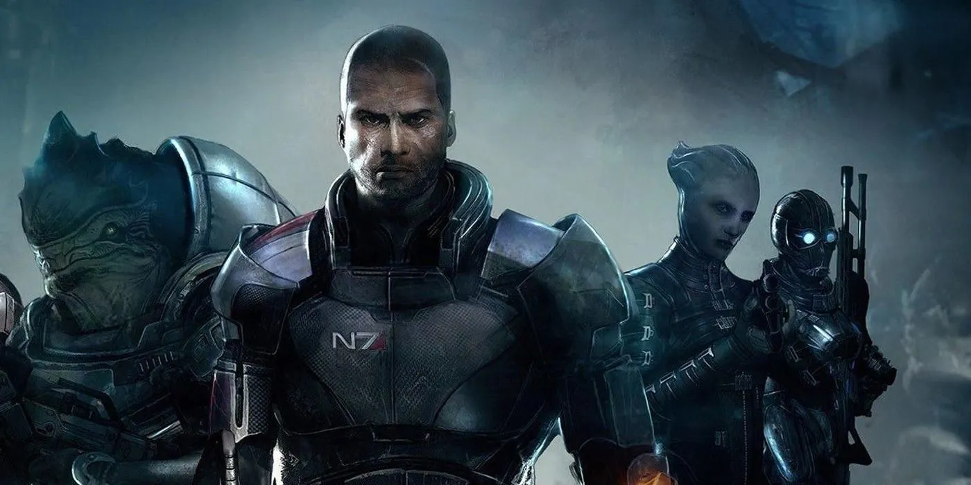 Một cảnh từ dòng game khoa học viễn tưởng Mass Effect của BioWare.