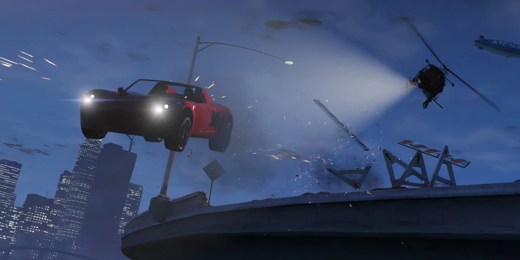 Một pha rượt đuổi xe hơi kịch tính trong Grand Theft Auto V