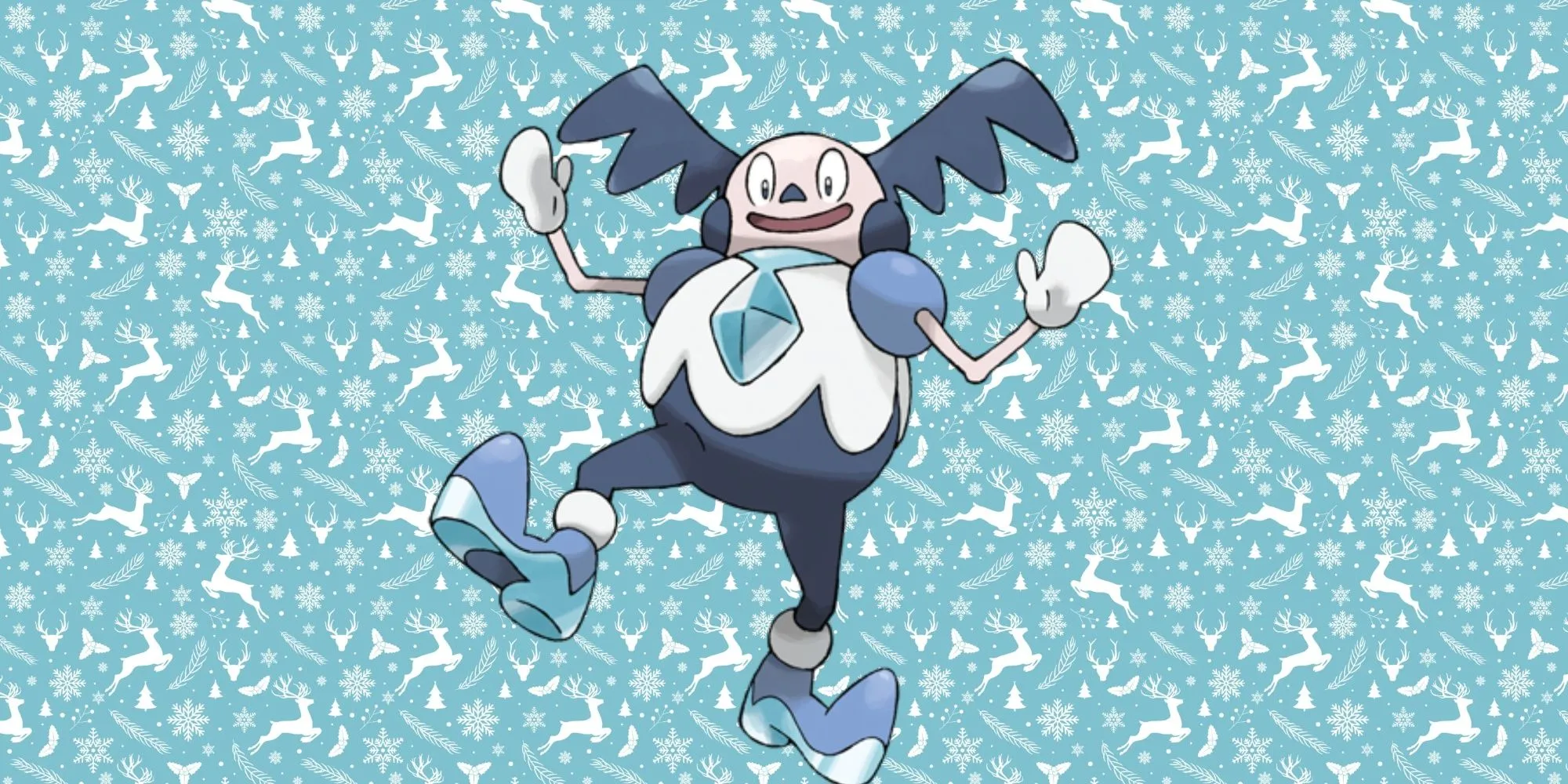 Mr. Mime Galar trượt băng nghệ thuật với hệ Băng Tâm Linh