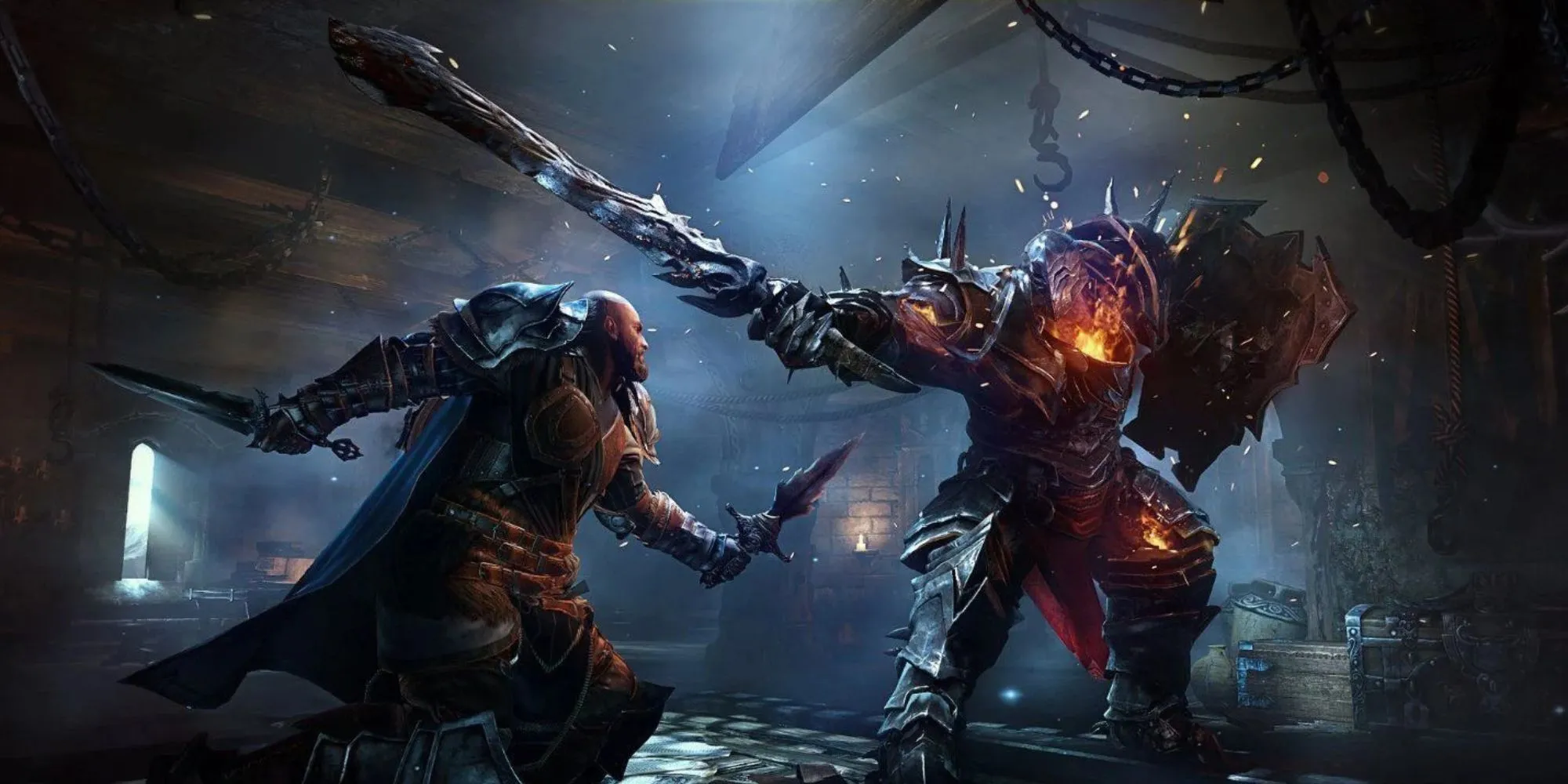 Nhân vật chiến đấu trong Lords of the Fallen (2014), phiên bản gốc gây thất vọng trước khi được reboot thành công.