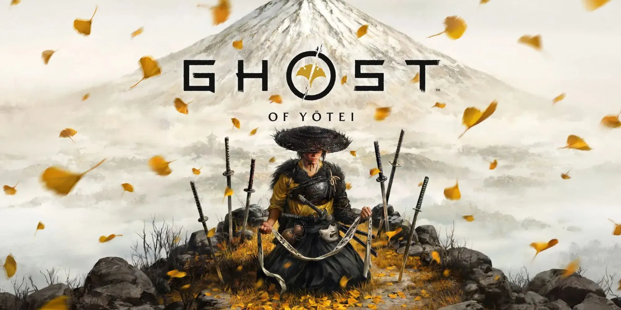 Nhân vật chính Atsu trong Ghost of Yotei đứng giữa khung cảnh tuyết rơi hùng vĩ, hé lộ trải nghiệm điều khiển game samurai đỉnh cao