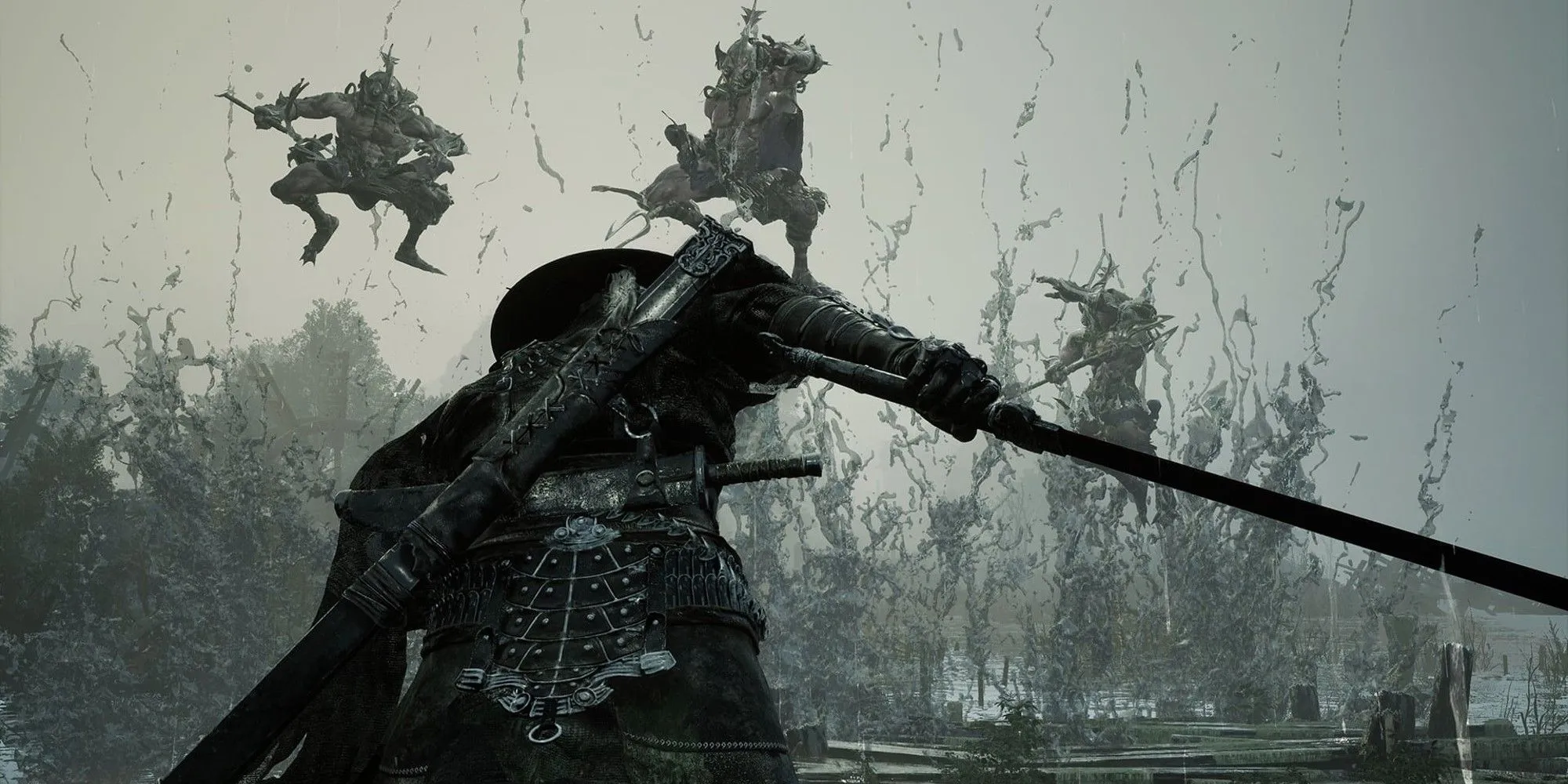 Nhân vật chính Phantom Blade Zero thực hiện đòn thế chiến đấu đẹp mắt trong game