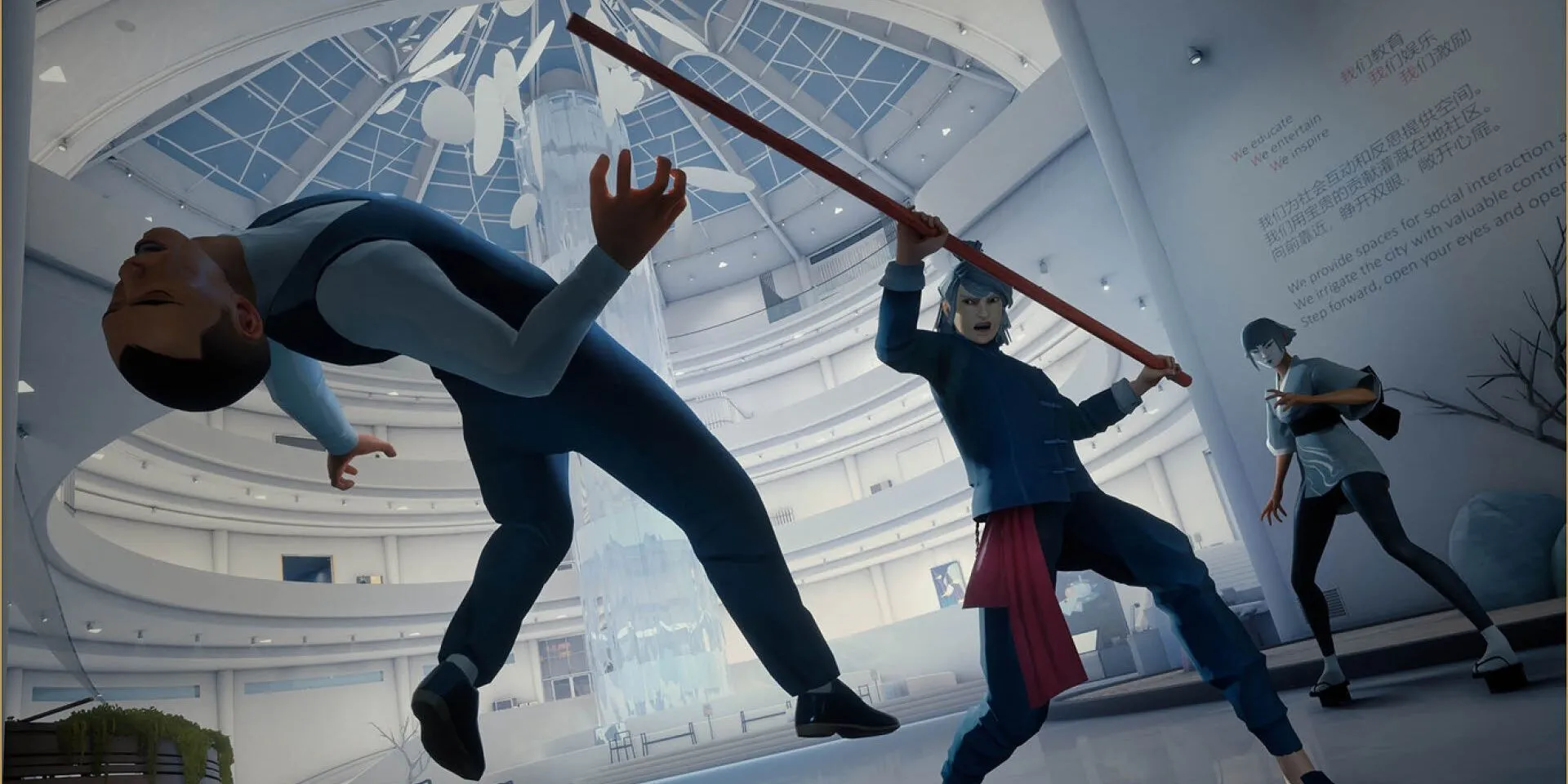 Nhân vật chính trong Sifu sử dụng võ thuật kết hợp parry để hạ gục đối thủ