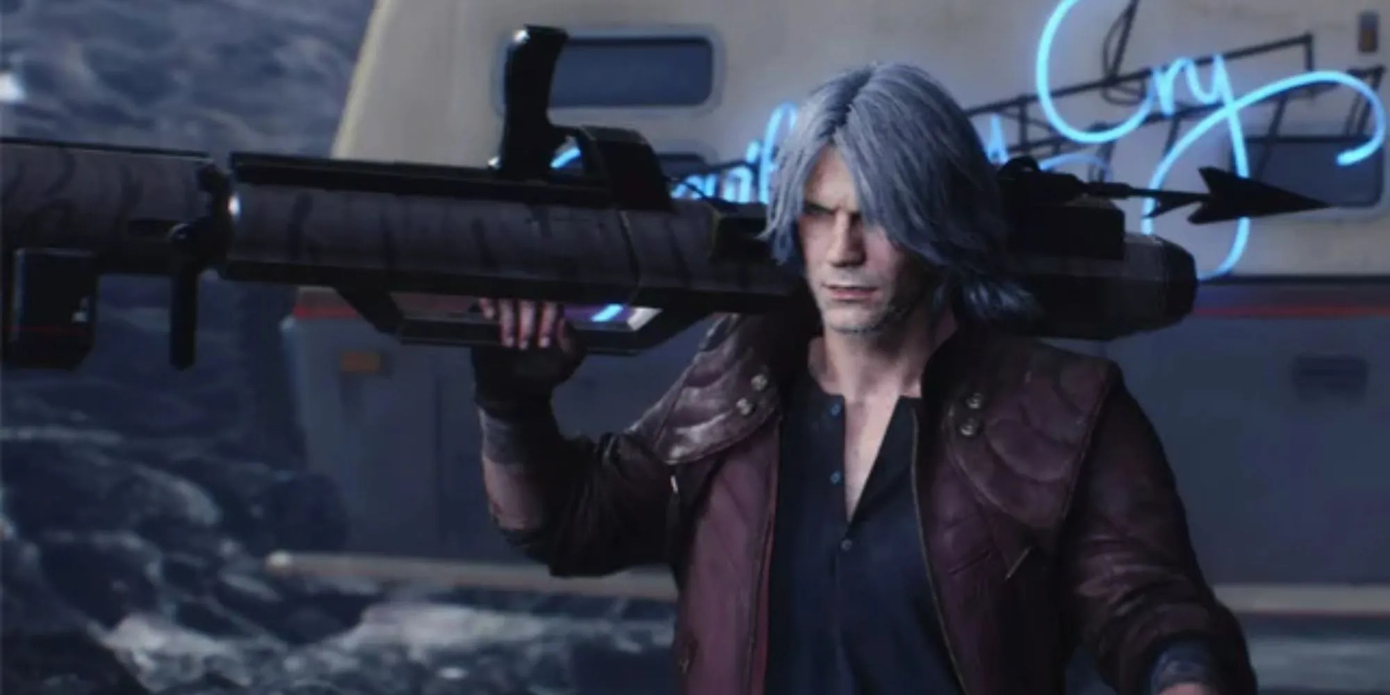 Nhân vật Dante trong Devil May Cry 5 với các loại vũ khí đặc trưng