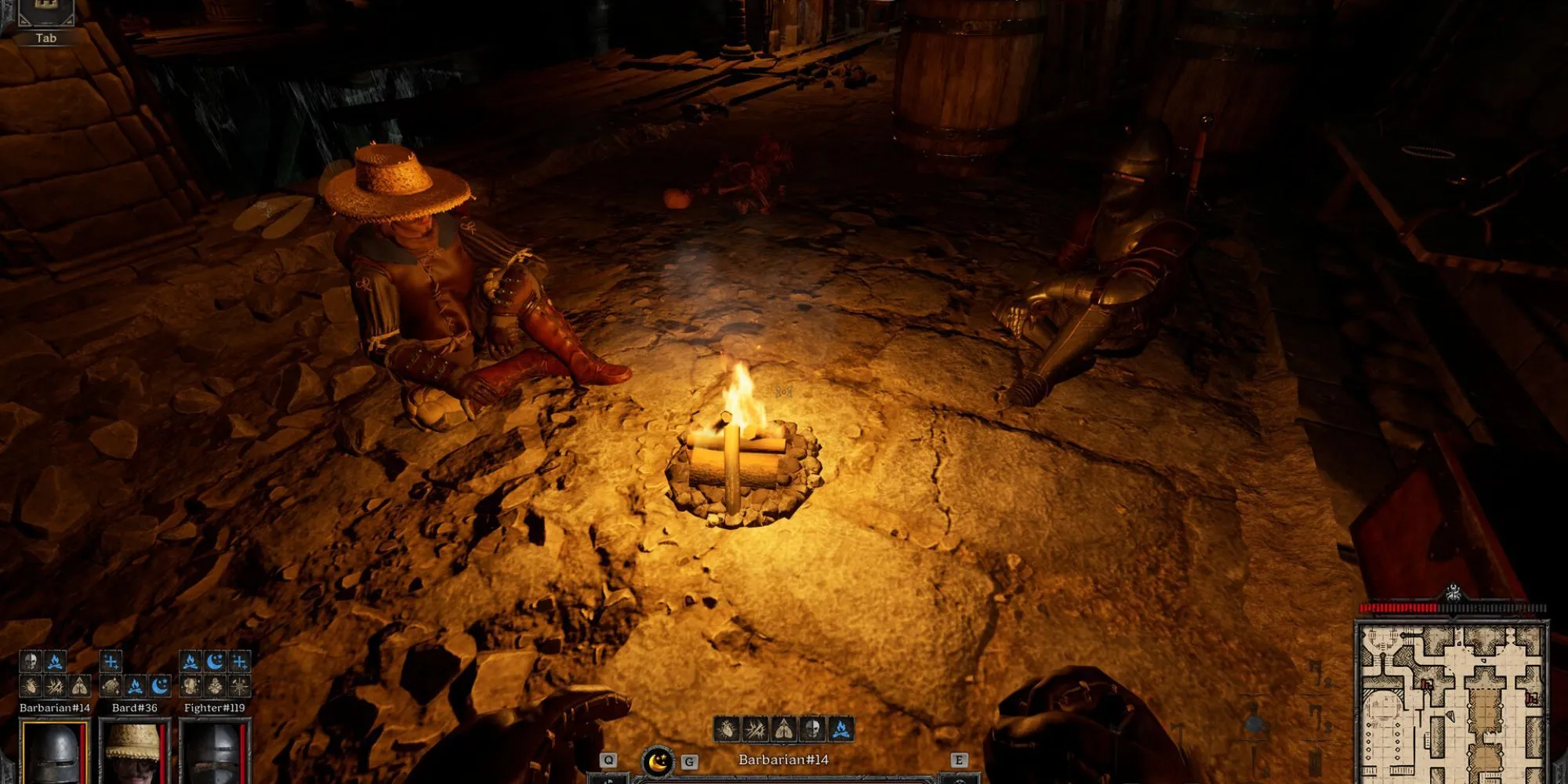 Nhân vật Dark and Darker trong hầm ngục tối tăm, đại diện cho tựa game đang gặp rắc rối pháp lý.