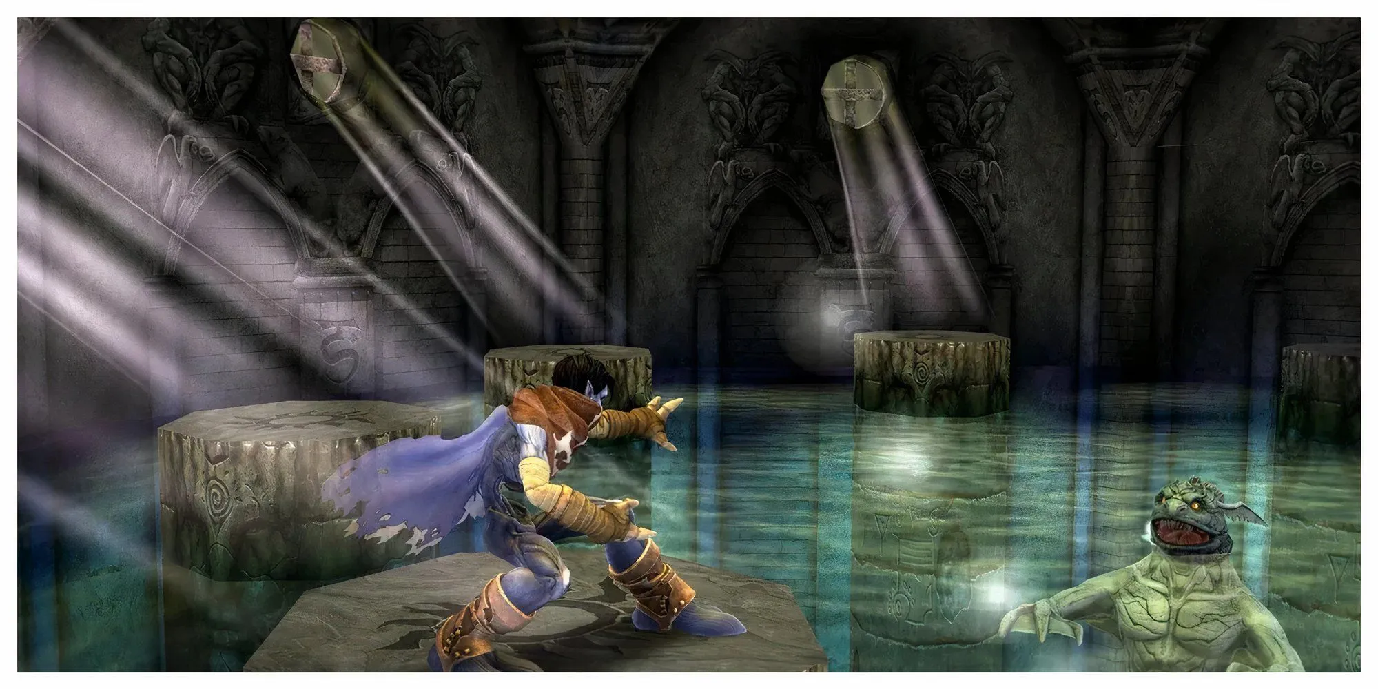 Nhân vật Raziel trong game Legacy of Kain Soul Reaver, một ma cà rồng đã biến thành linh hồn trả thù