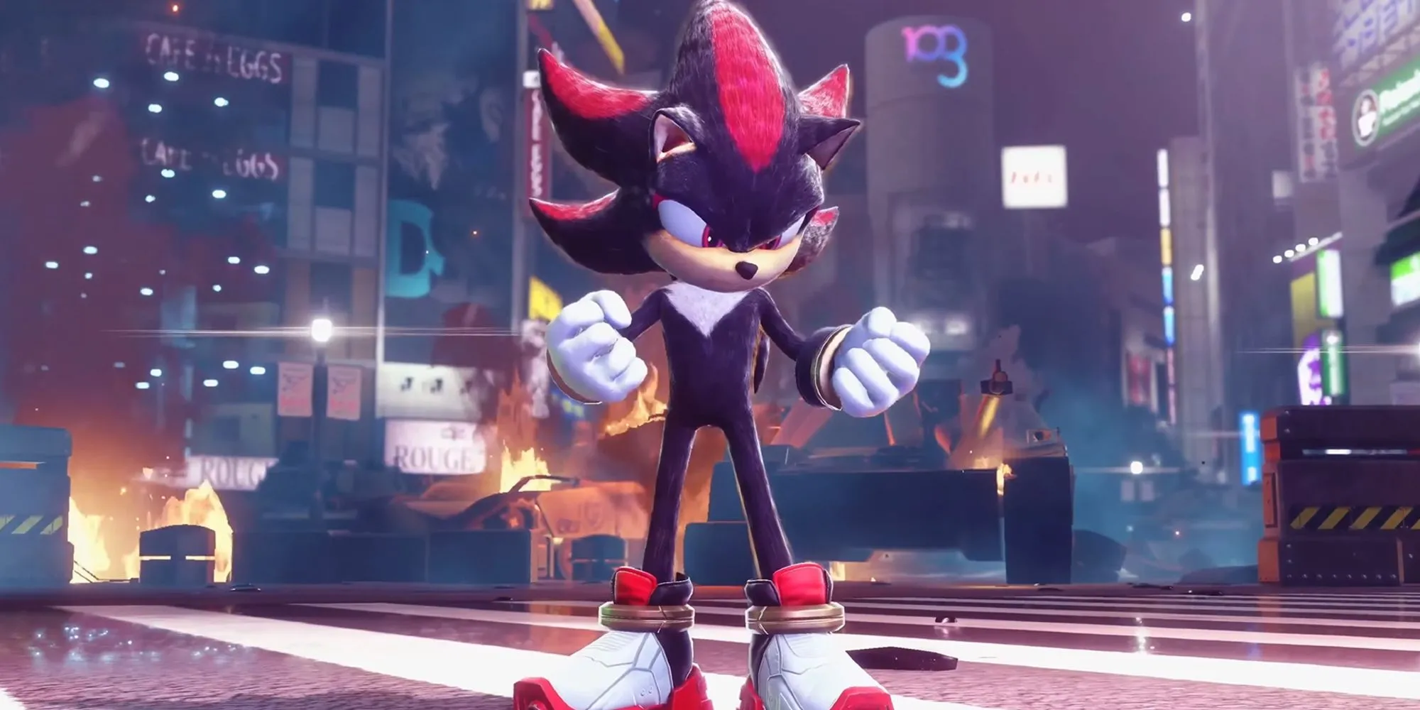 Nhân vật Shadow the Hedgehog, tâm điểm của tựa game spin-off gây tranh cãi