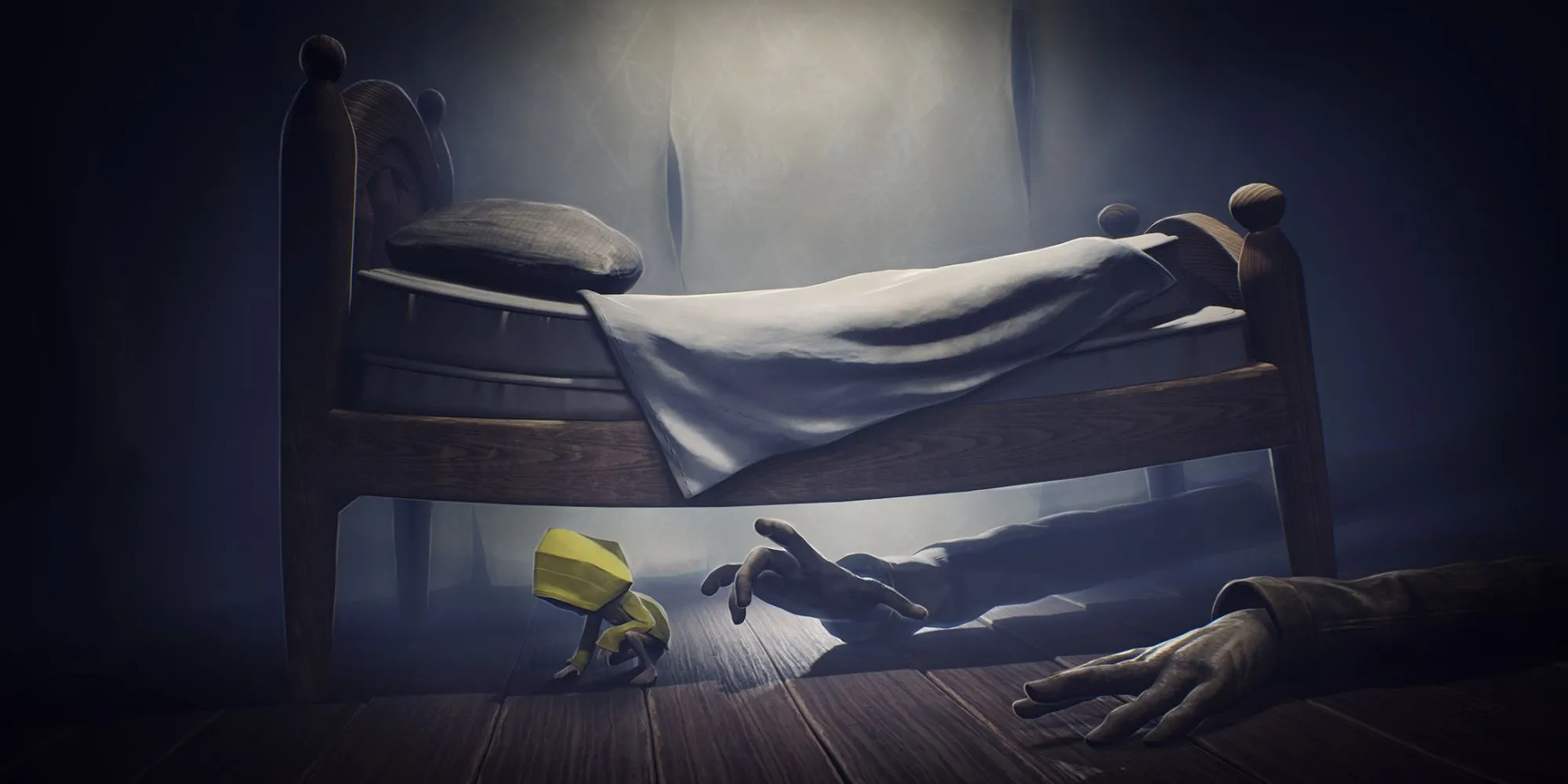 Nhân vật Six bé nhỏ đối mặt với những sinh vật khổng lồ trong thế giới Little Nightmares
