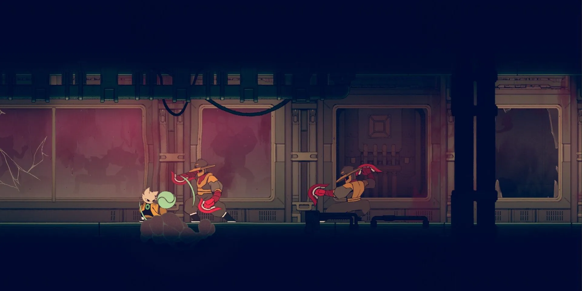 Nhân vật Yi thực hiện pha phản đòn chính xác trong game Nine Sols