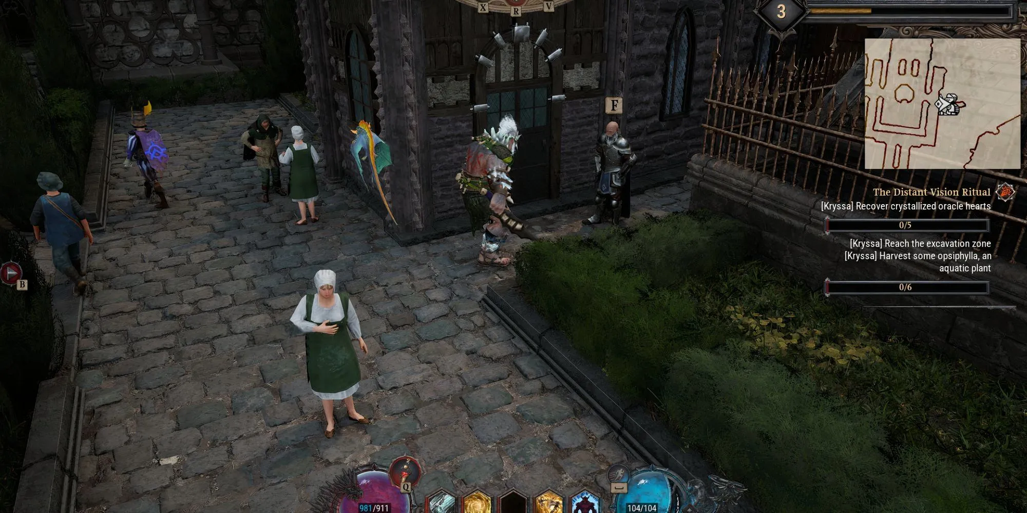 NPC Montescail giúp thay đổi độ khó trong Dragonkin The Banished