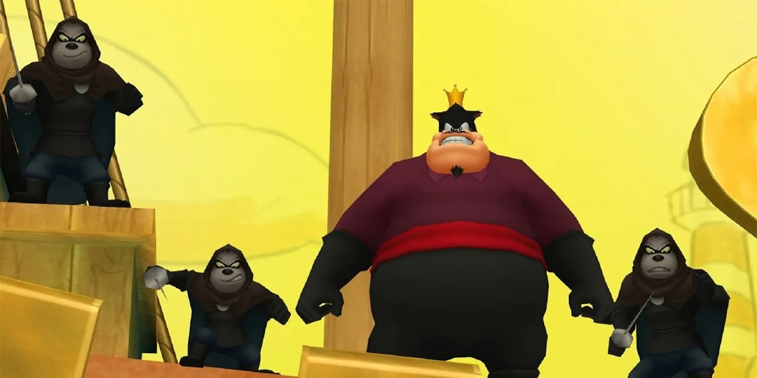 Pete và The Beagle Boys trong Dream Drop Distance