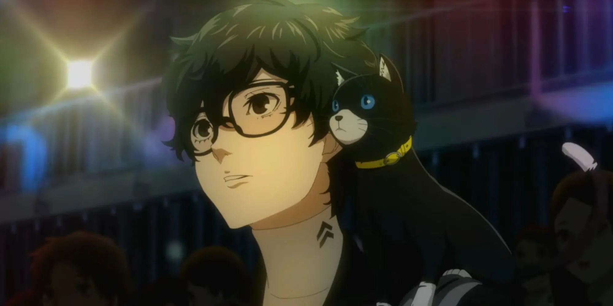 Phân cảnh anime đặc trưng trong Persona 5 với nhóm Phantom Thieves.