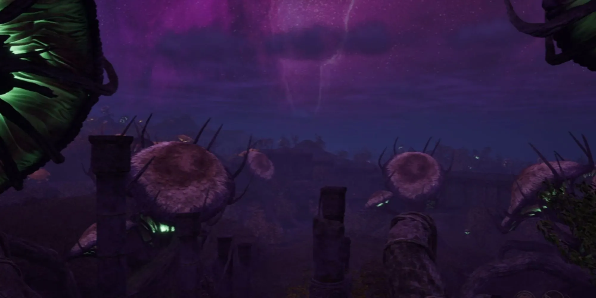 Phong cảnh kỳ ảo của Quần đảo Shivering Isles trong game Oblivion Remastered, vùng đất của Sheogorath