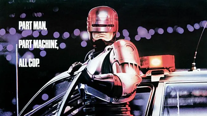 Poster phim RoboCop kinh điển minh họa cho phong cách hành động của bản mở rộng Unfinished Business