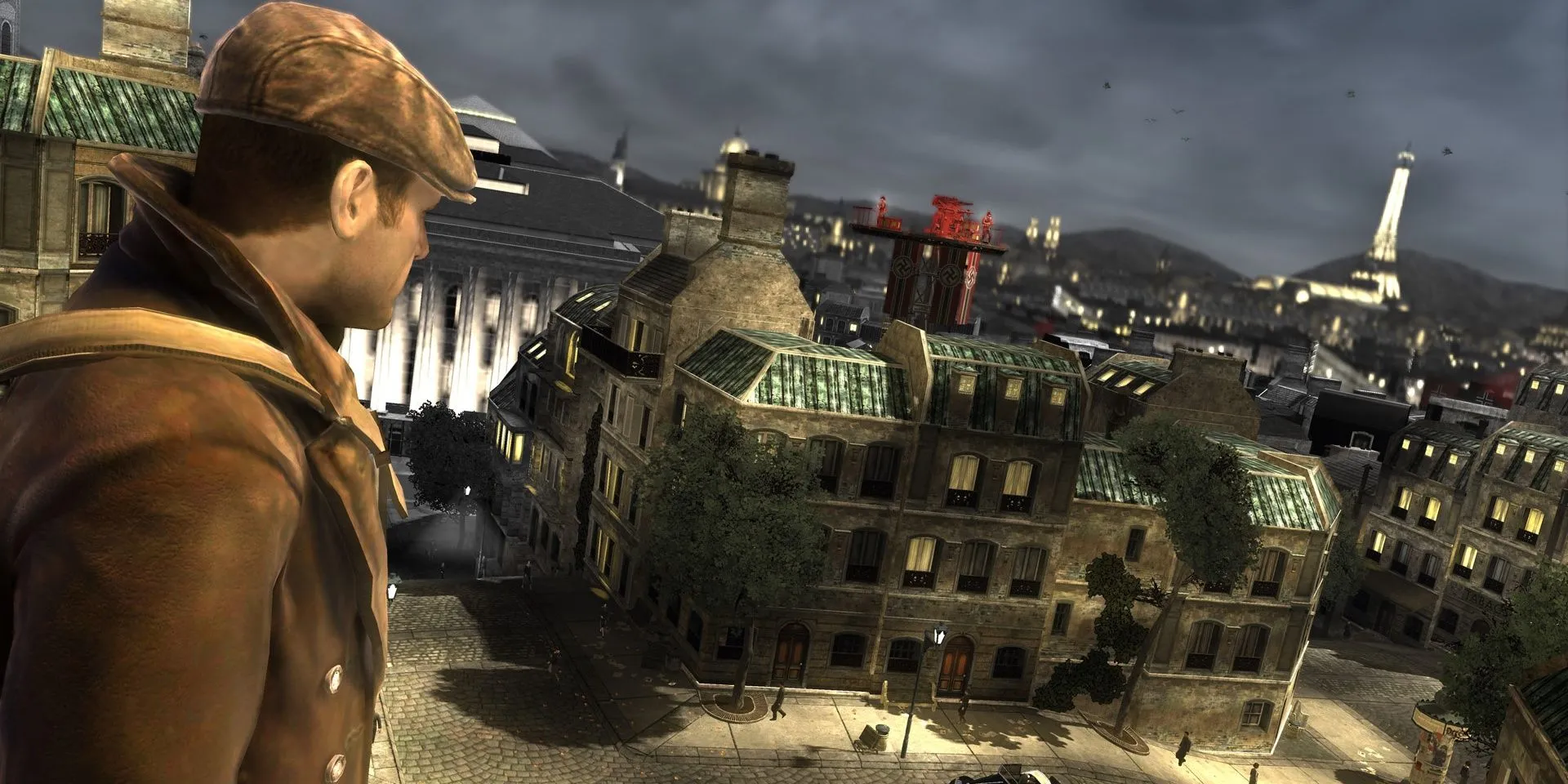 Sean nhìn ra Paris trong game The Saboteur với phong cách nghệ thuật độc đáo