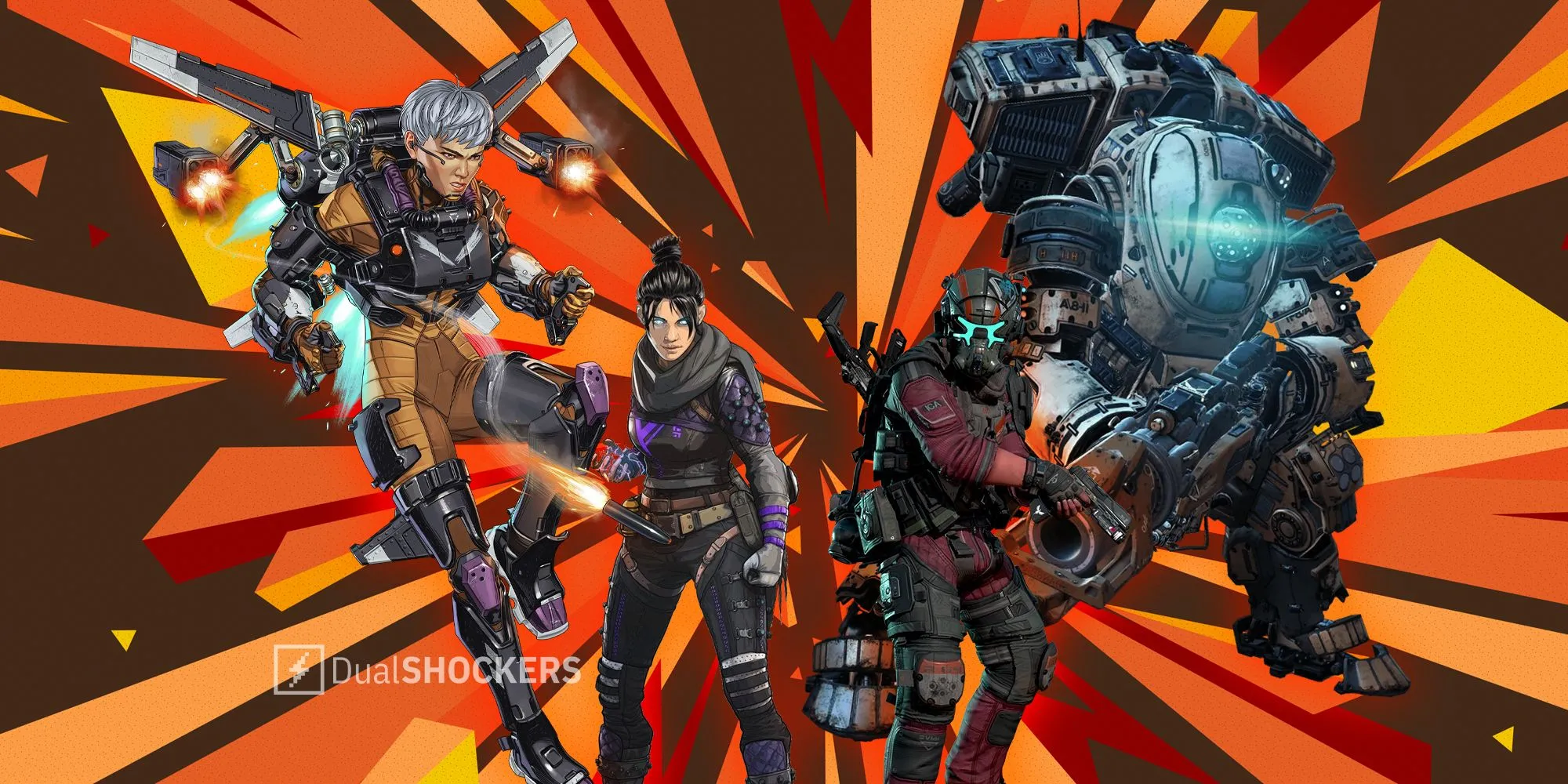 So sánh nhân vật từ Apex Legends và Titanfall 2, hai tựa game của Respawn