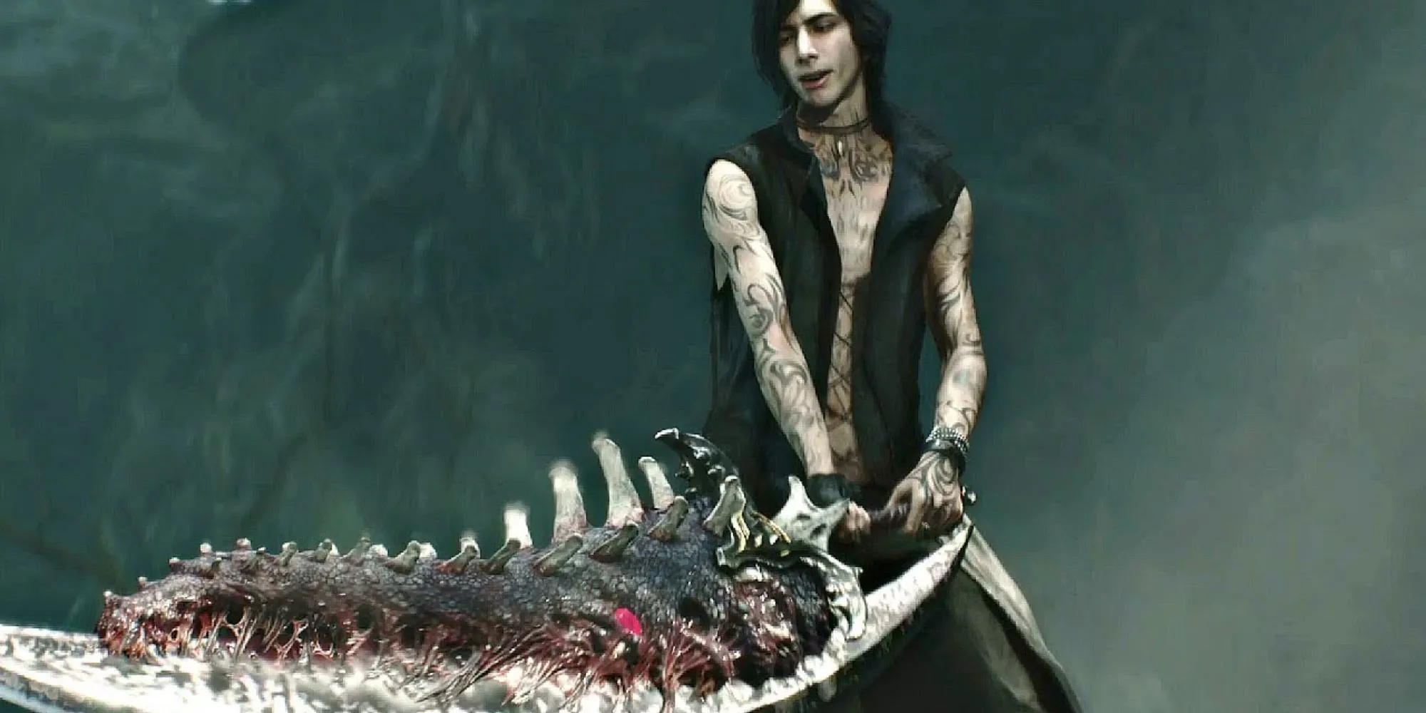 Thanh kiếm Devil Sword Sparda trong Devil May Cry 5, di vật của Hiệp Sĩ Bóng Tối Sparda