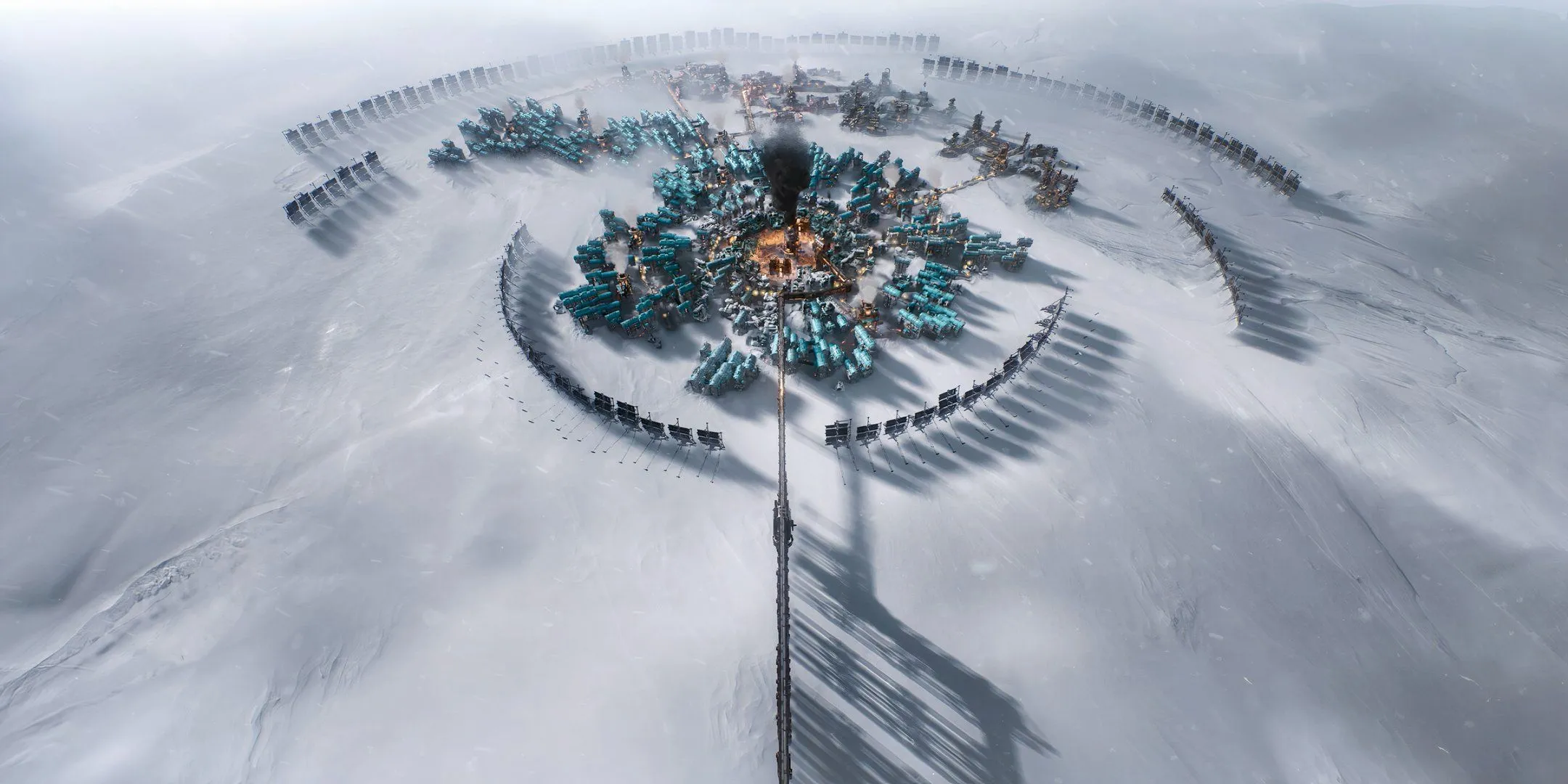 Thành phố băng giá trong game Frostpunk 2 đang đối mặt với nhiều vấn đề