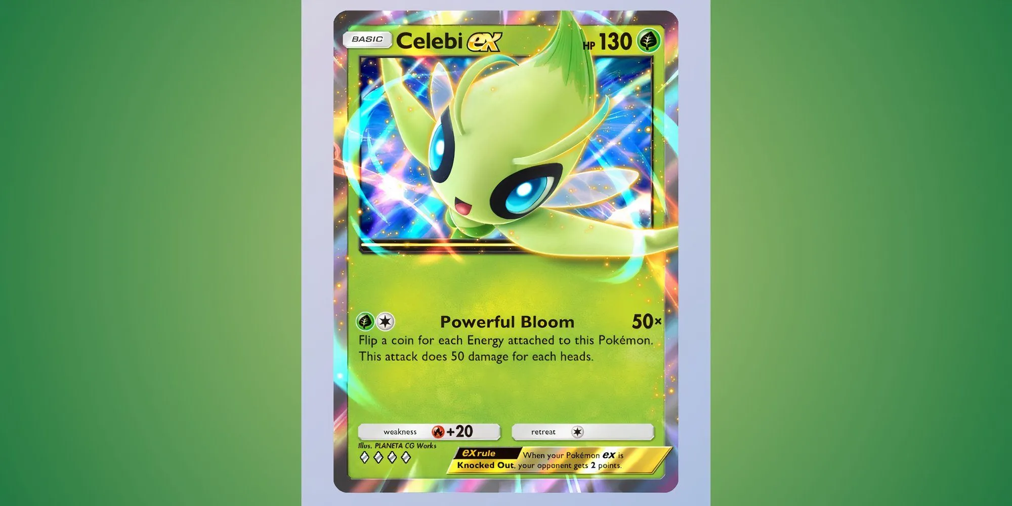 Thẻ bài Celebi EX trong game Pokemon TCG Pocket