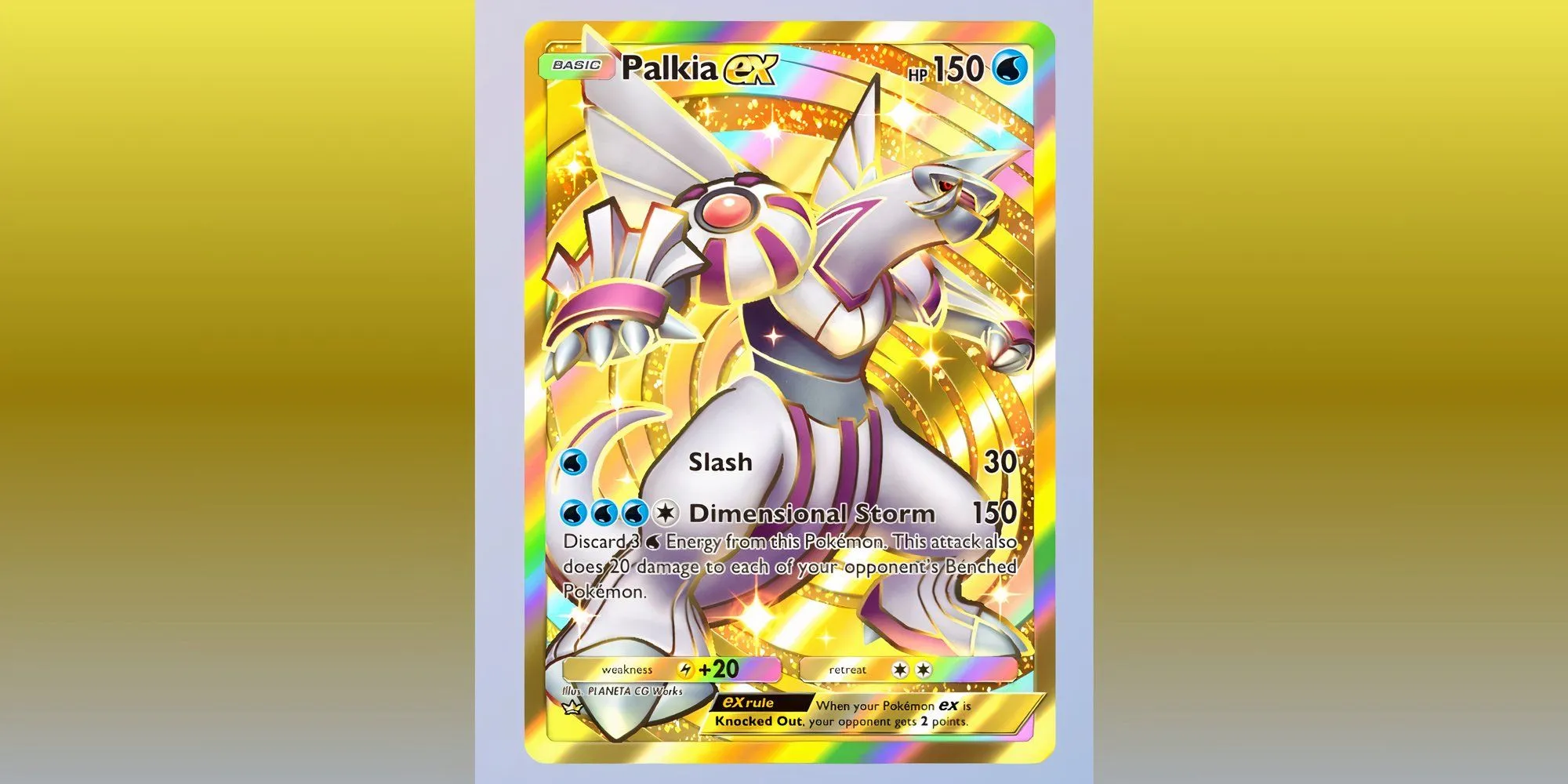 Thẻ bài Palkia EX hệ Nước trong Pokemon TCG Pocket