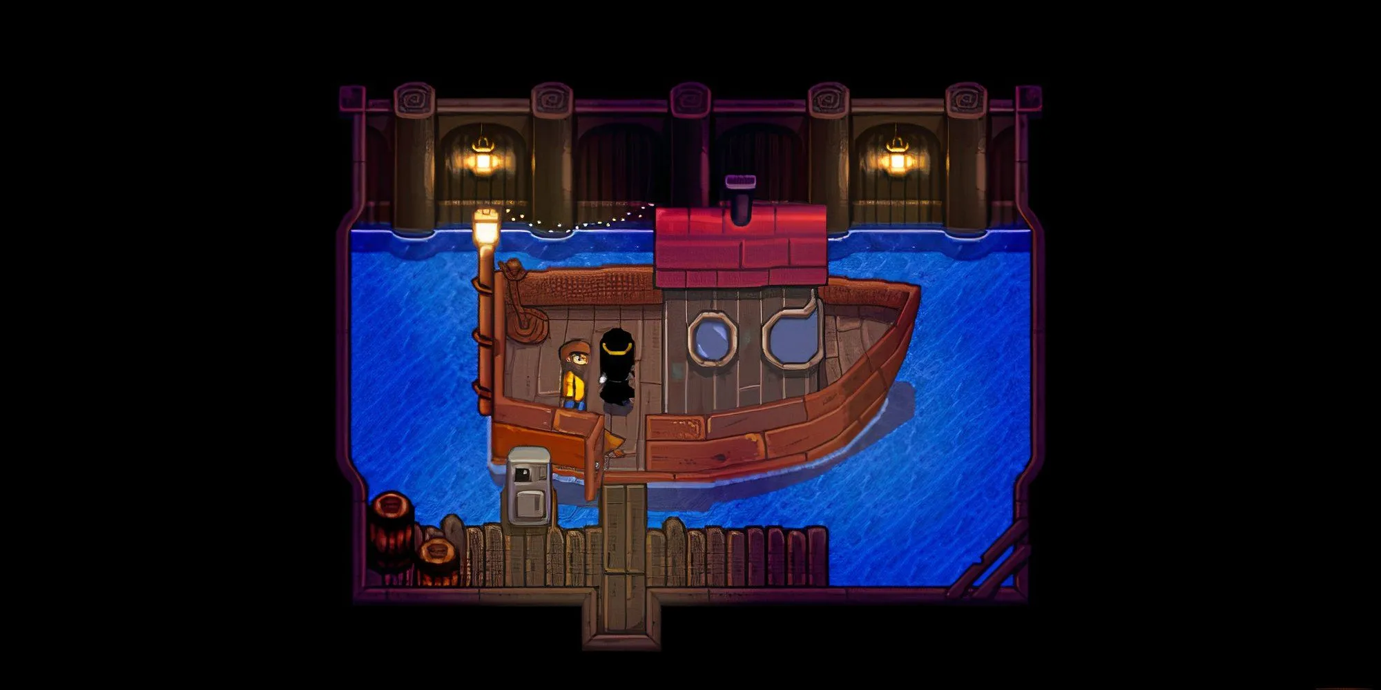 Hướng Dẫn Hoàn Thành Nhiệm Vụ Tìm Mặt Dây Chuyền Của Birdie Trong Stardew Valley 1 Thuyền Balboa đã sửa chữa để đến Đảo Gừng trong Stardew Valley