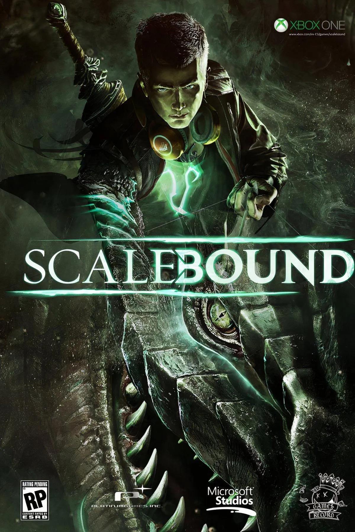 Tổng hợp hình ảnh và logo của Scalebound, gợi nhớ về một dự án game đầy tham vọng.