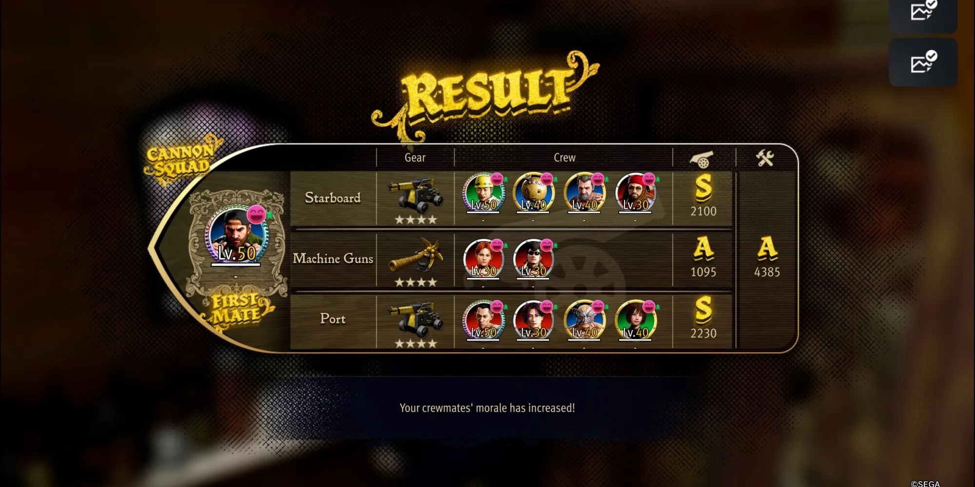 Tổng quan các phương pháp giúp tăng Morale cho thủy thủ trong game