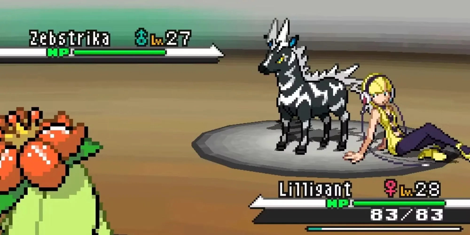 Trận đấu Gym với Elesa trong Pokémon Black and White - Lilligant vs Zebstrika