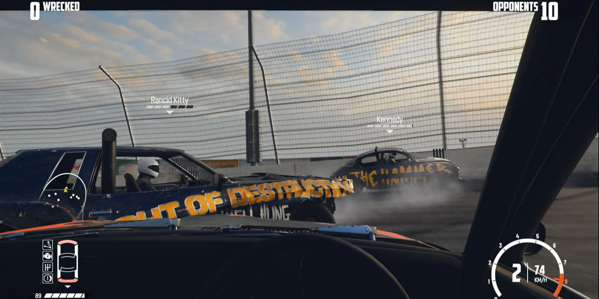 Va chạm chân thực và mãn nhãn trong game đua xe phá hủy Wreckfest
