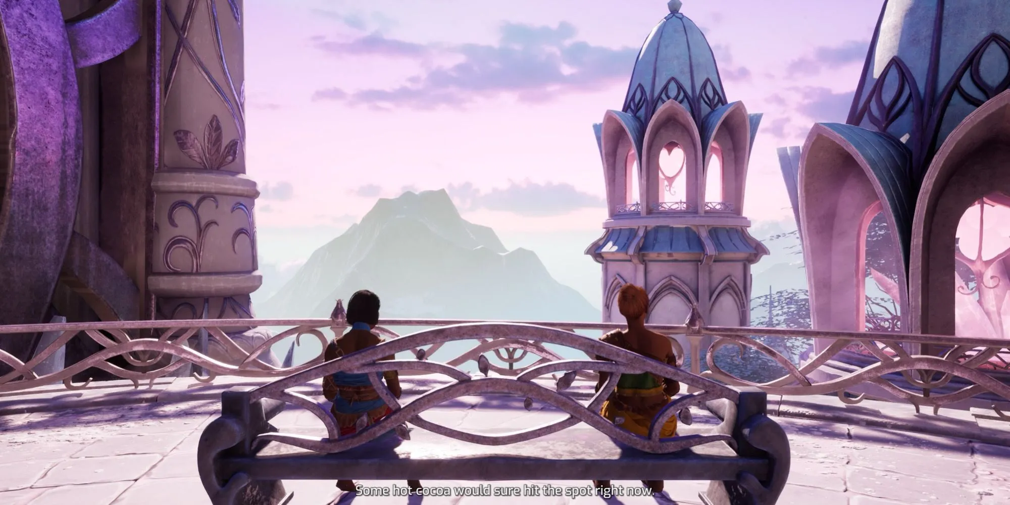 Vị trí băng ghế thứ hai trong subchapter Halls Of Ice của game Split Fiction