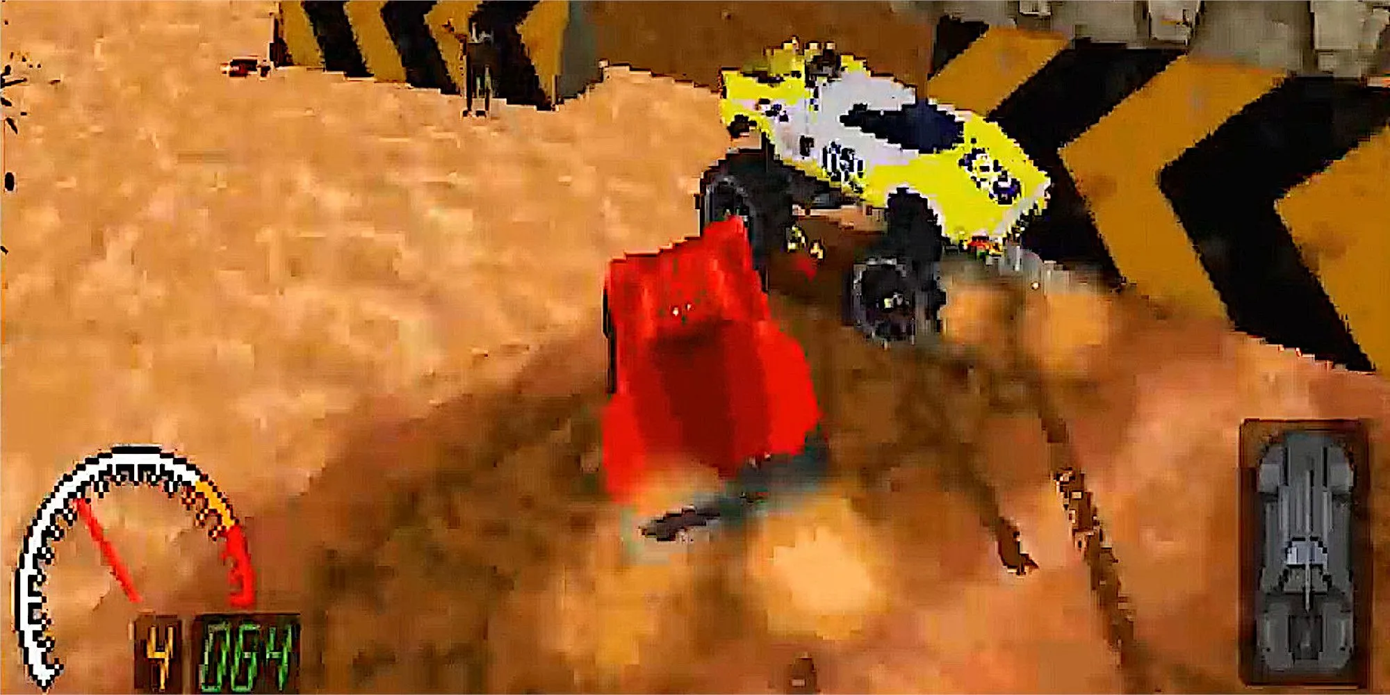 Xe đâm phá hoại trong môi trường hỗn loạn của game Carmageddon