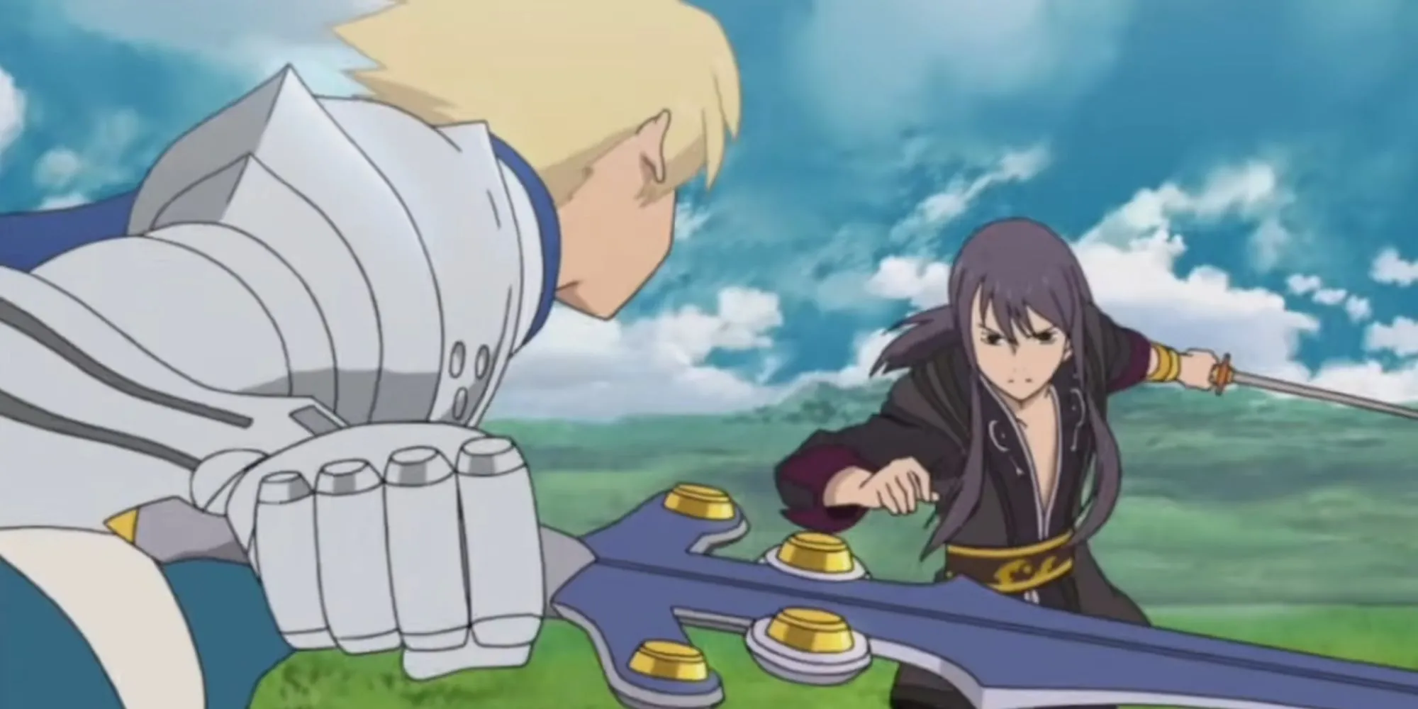 Yuri Lowell trong một đoạn phim anime của Tales of Vesperia.