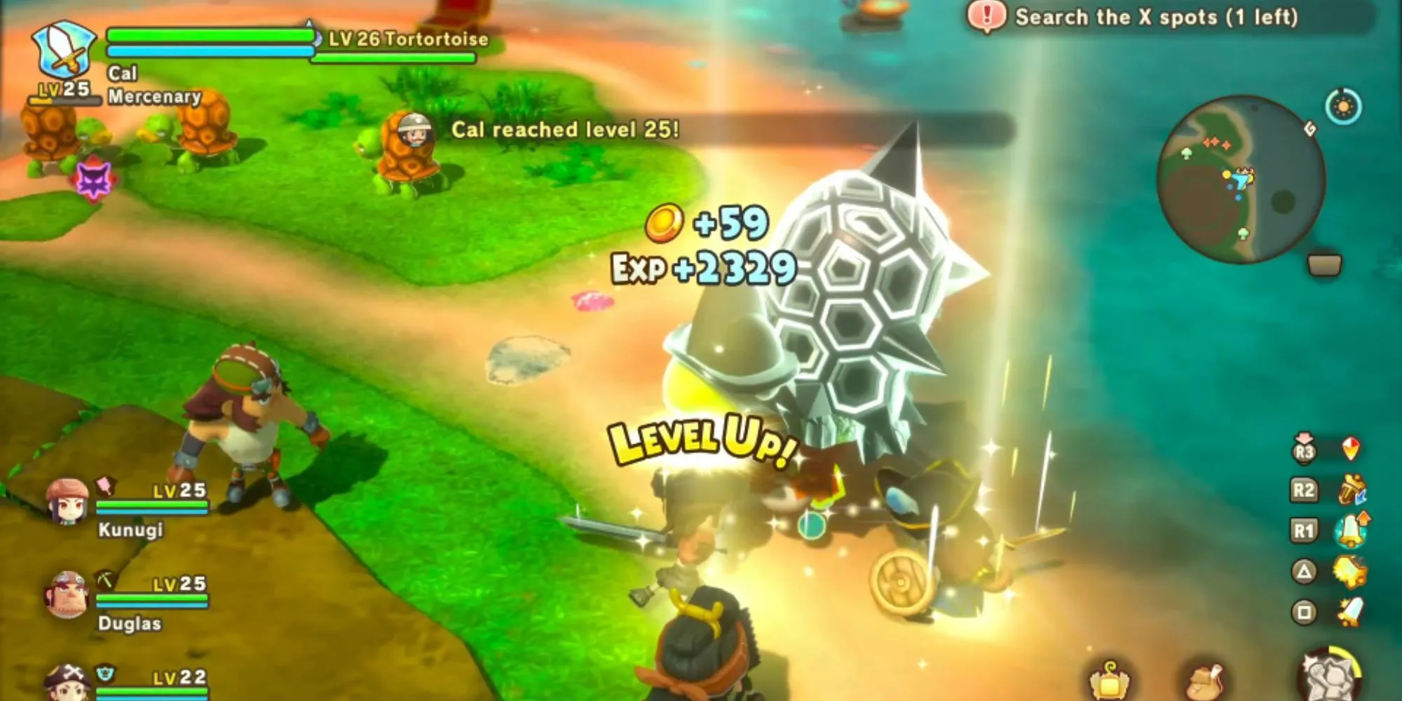 Chiến đấu với Boss trong game Fantasy Life I