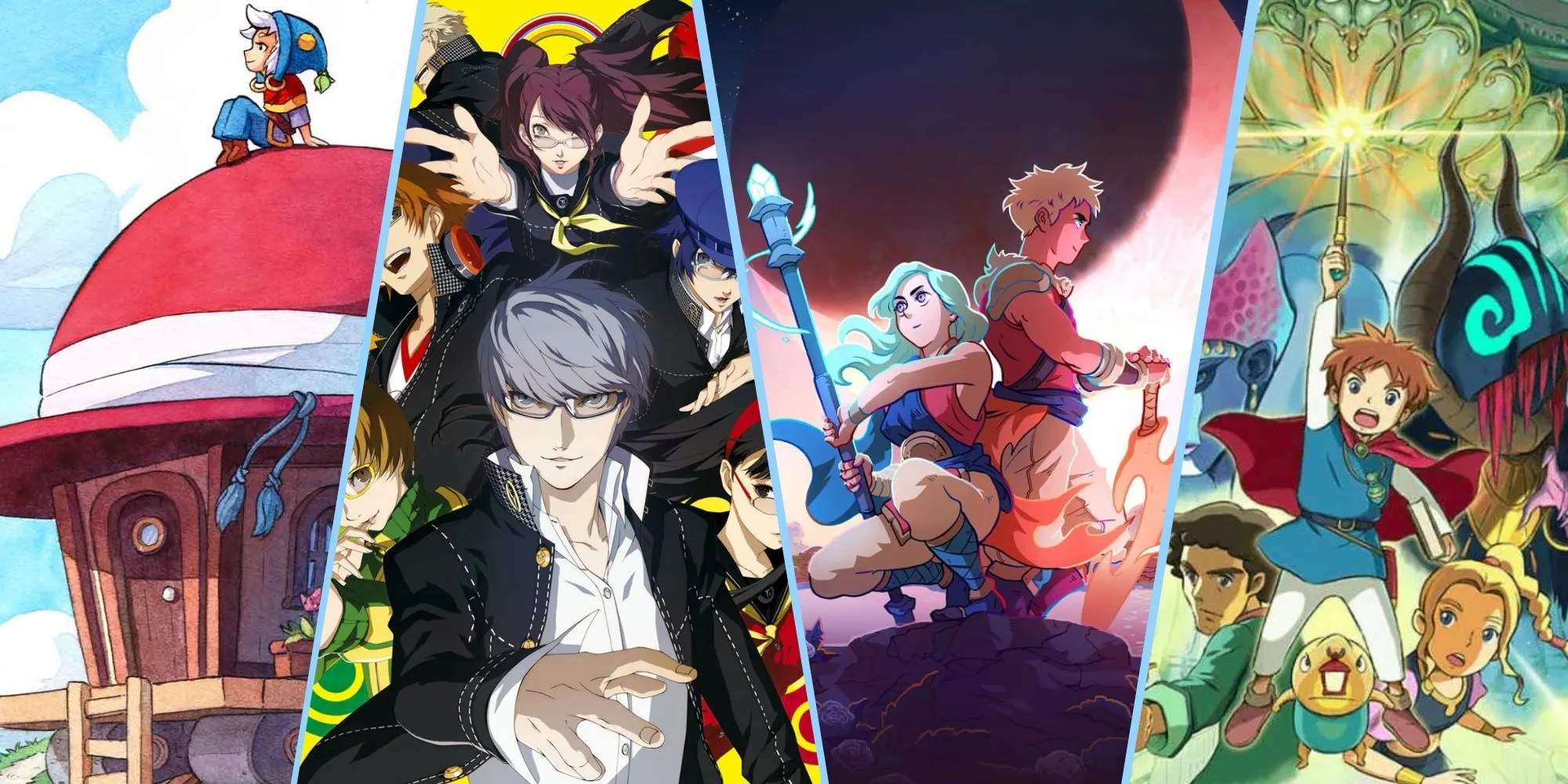 Giao diện chiến đấu theo lượt quen thuộc trong Persona 4 Golden