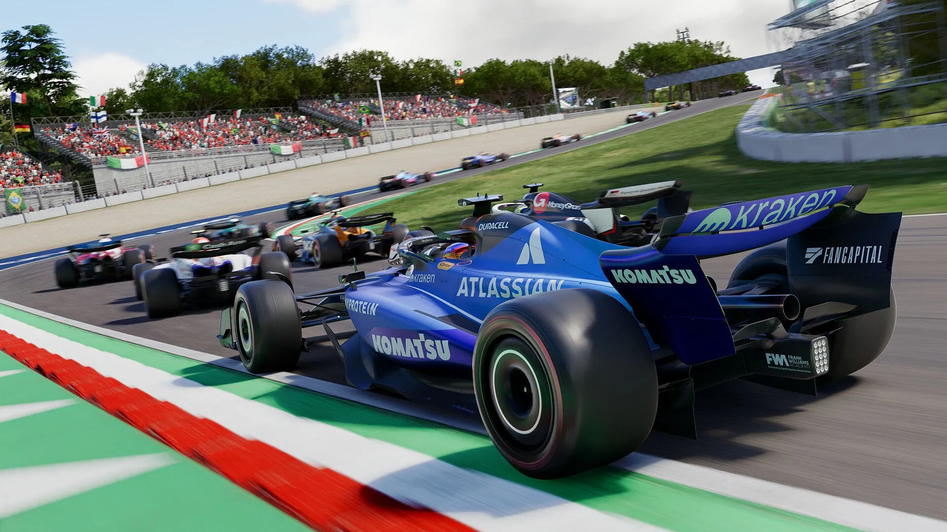 Góc nhìn buồng lái xe đua F1 trong game F1 25