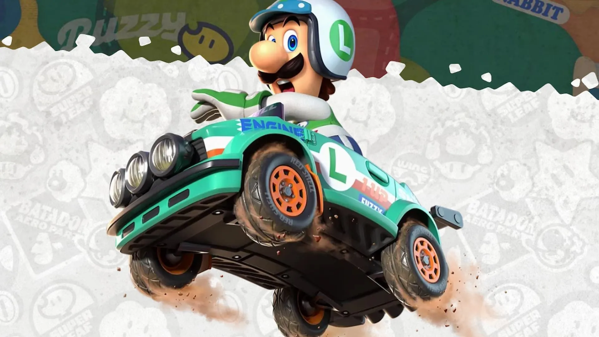 Hình ảnh Luigi trong game Mario Kart World