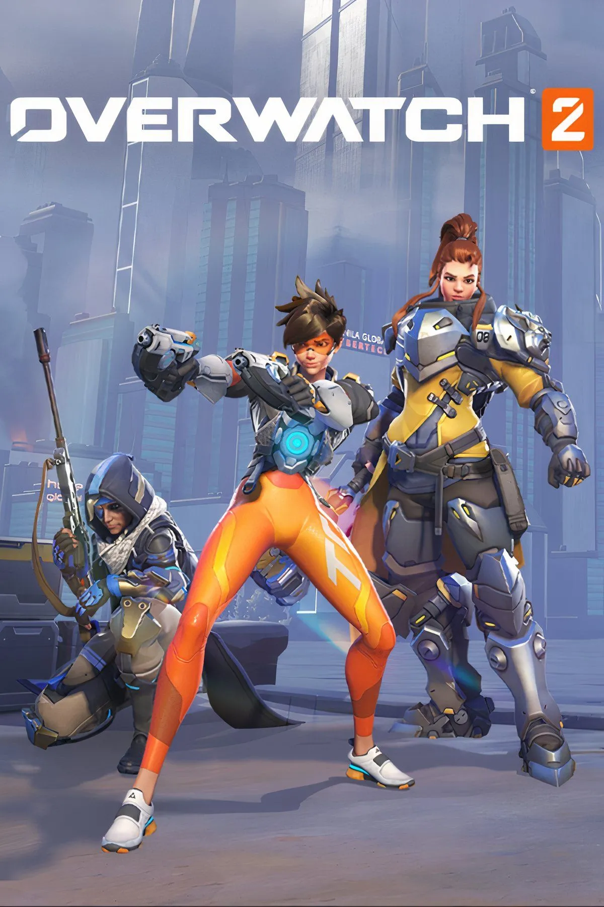 Hình ảnh quảng bá tổng quan game Overwatch 2, giới thiệu các nhân vật và không khí chiến đấu đặc trưng.